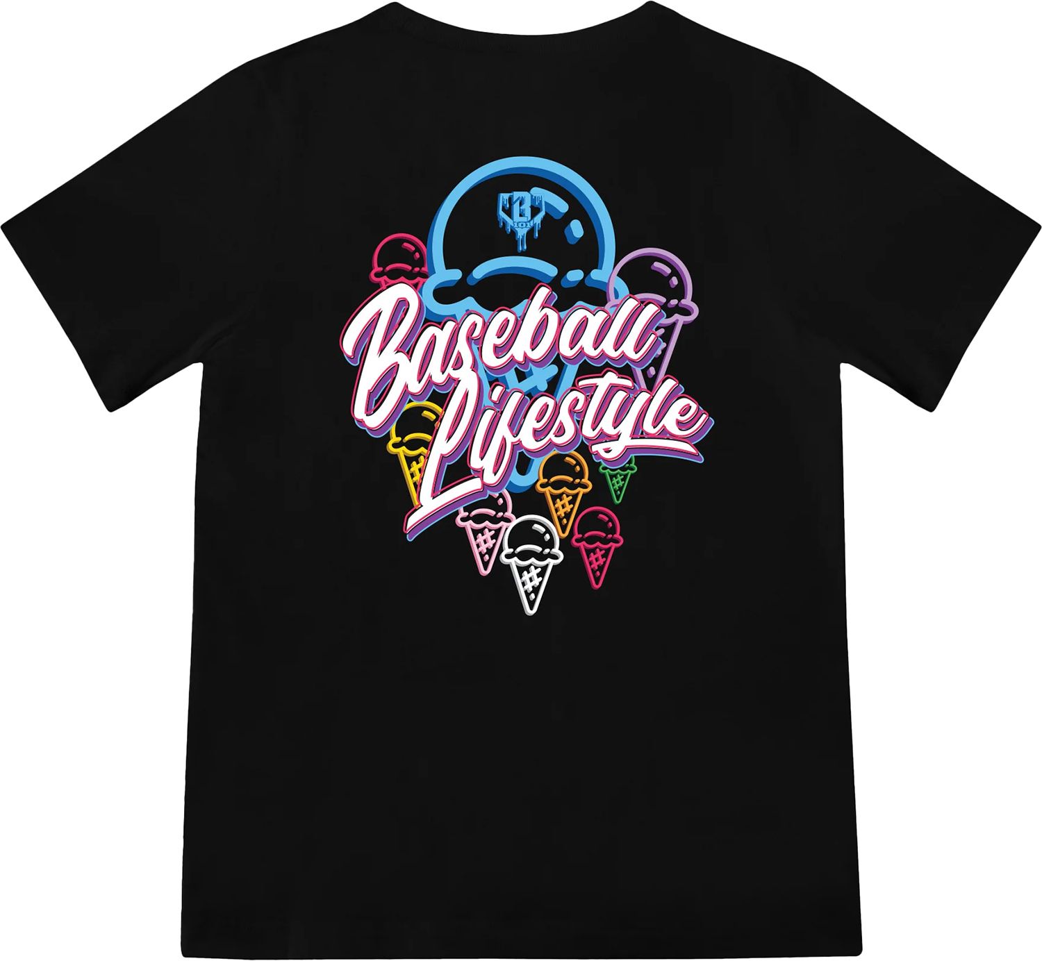 Baseball Lifestyle 101 Boys' Ice Cream Scoops Shirt product image