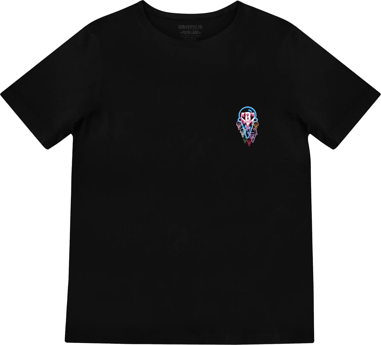 Baseball Lifestyle 101 Boys' Ice Cream Scoops Shirt product image