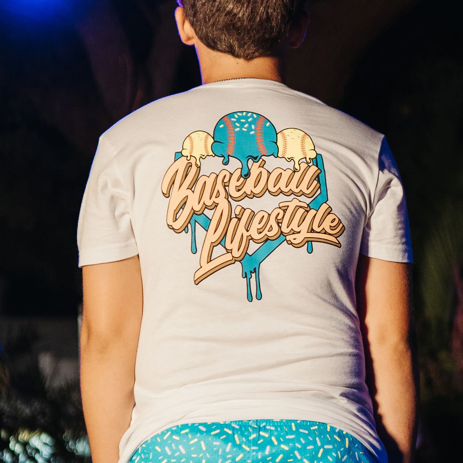 Baseball Lifestyle 101 Boys' Ice Cream Shirt product image