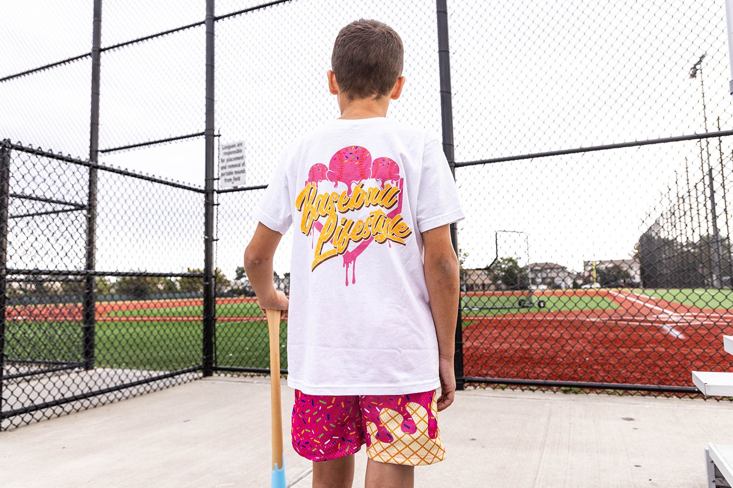 Baseball Lifestyle 101 Men's Ice Cream Shirt product image