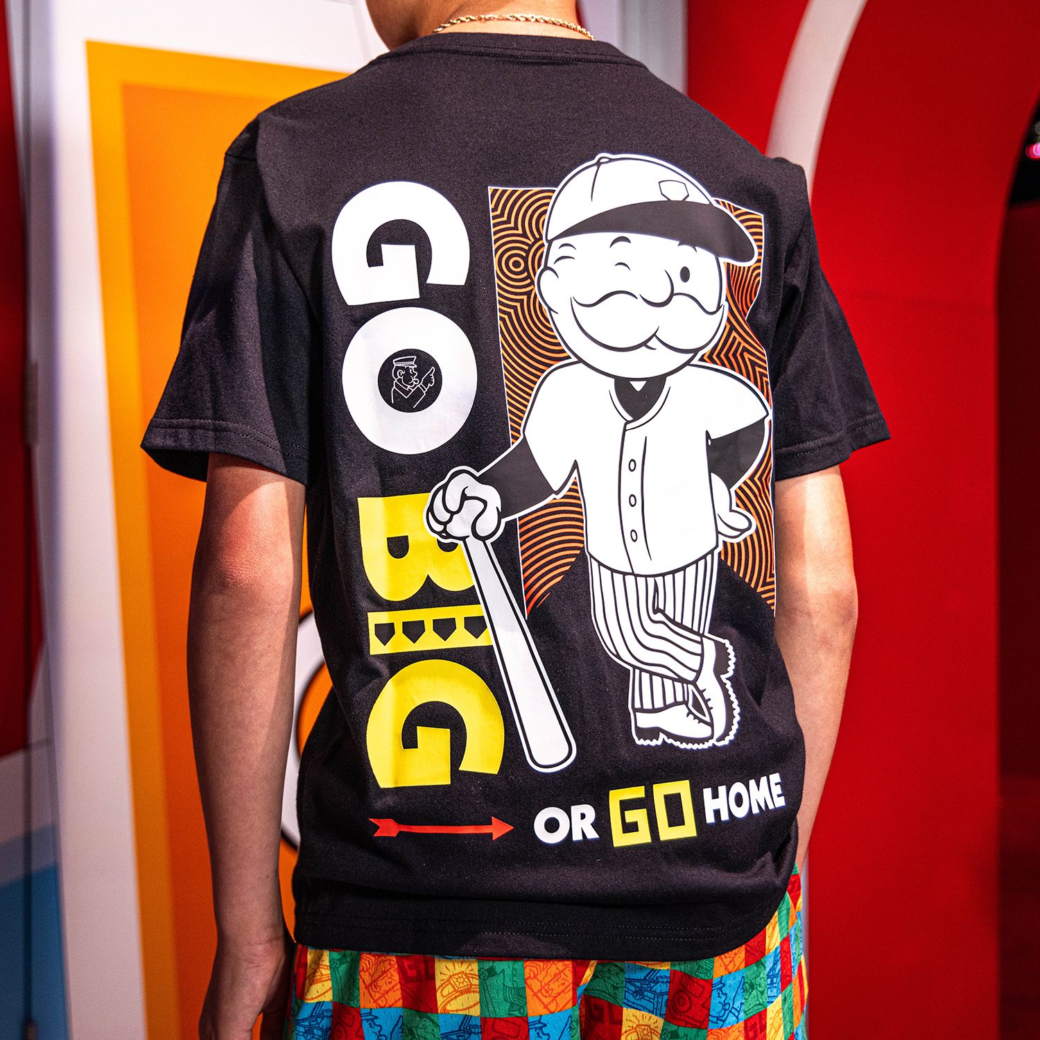 Baseball Lifestyle 101 x Monopoly Men's Go Big Or Go Home Shirt product image