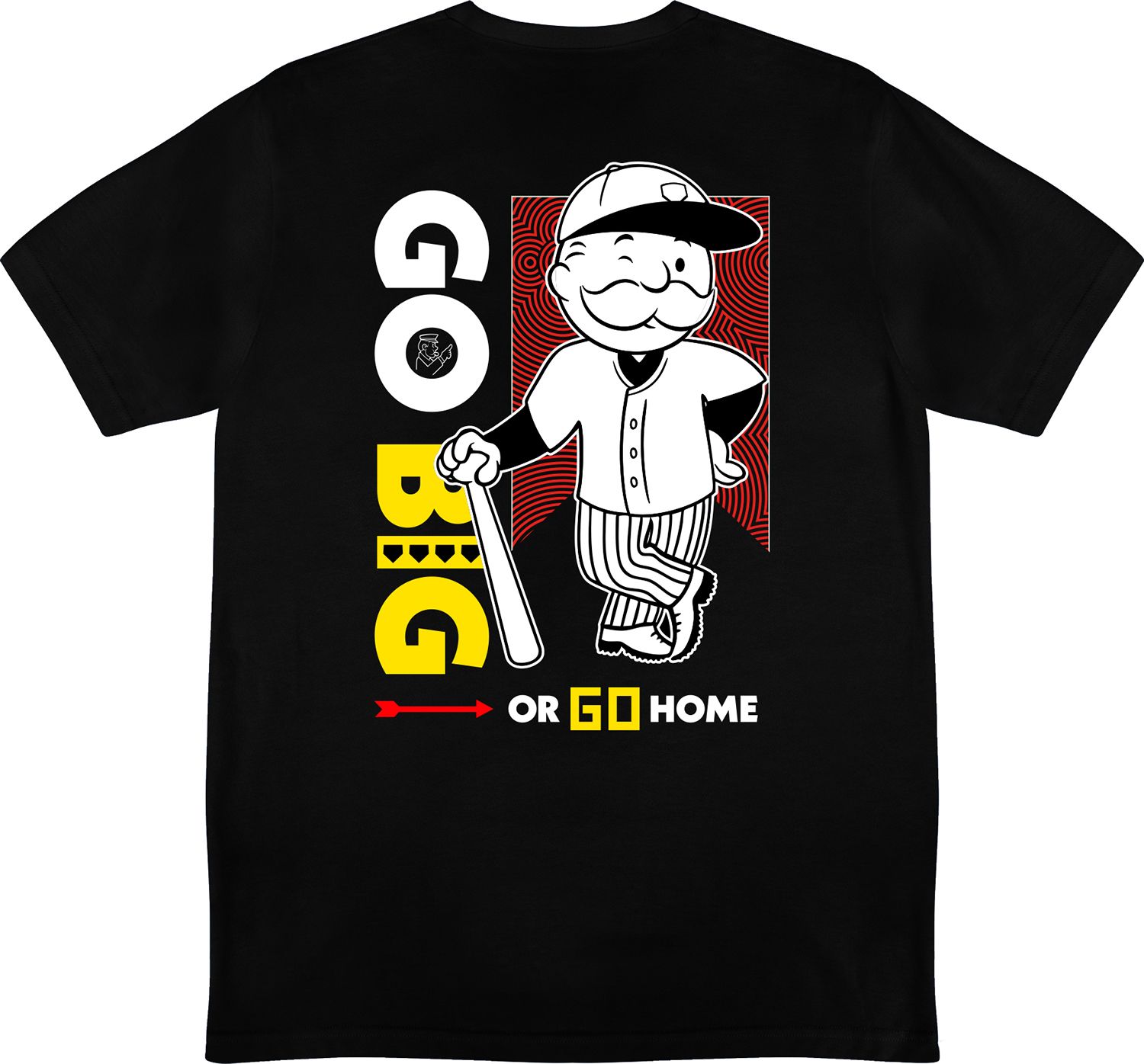 Baseball Lifestyle 101 x Monopoly Men's Go Big Or Go Home Shirt product image