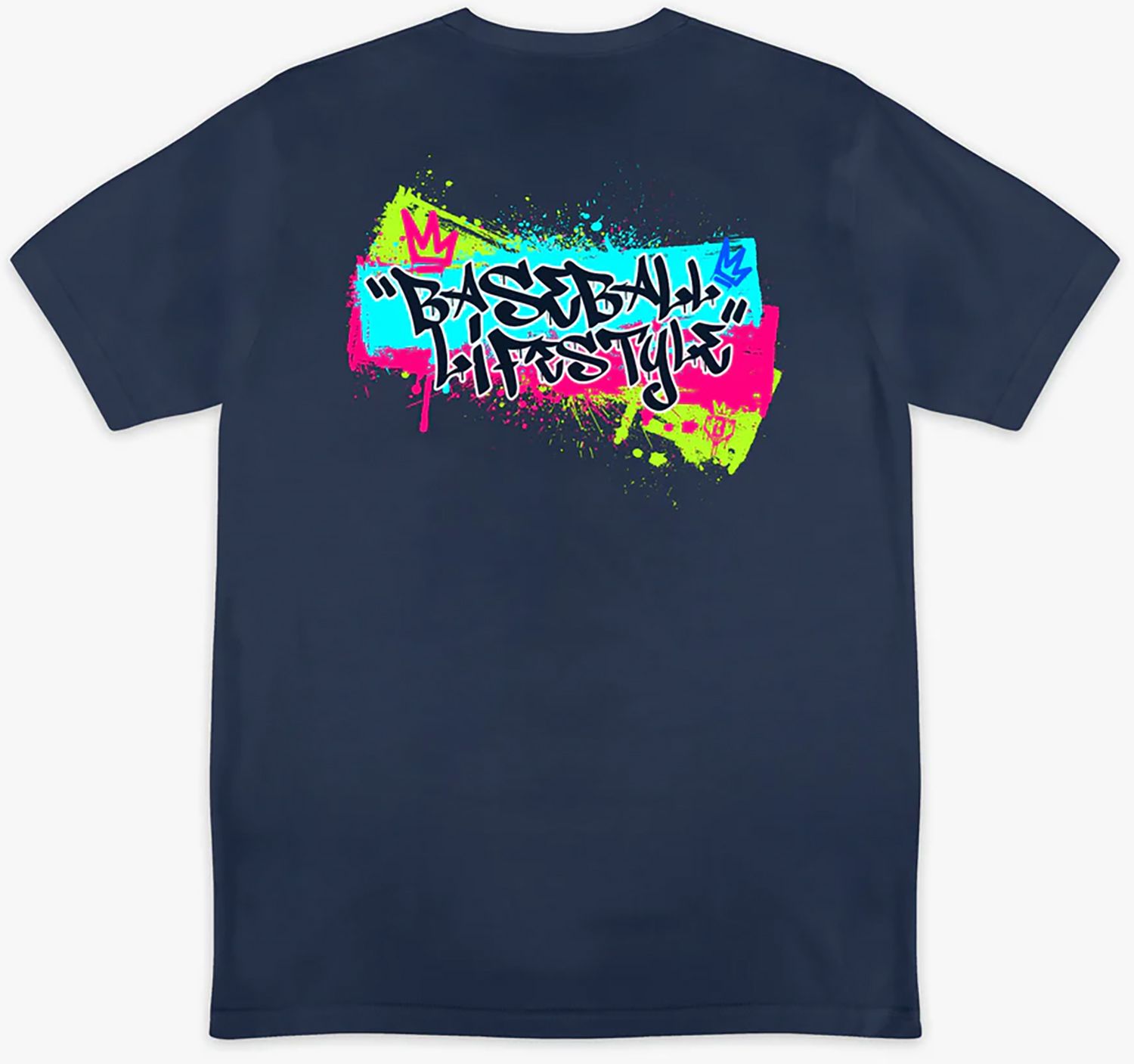 Baseball Lifestyle 101 Men's Graffiti Crown Shirt product image