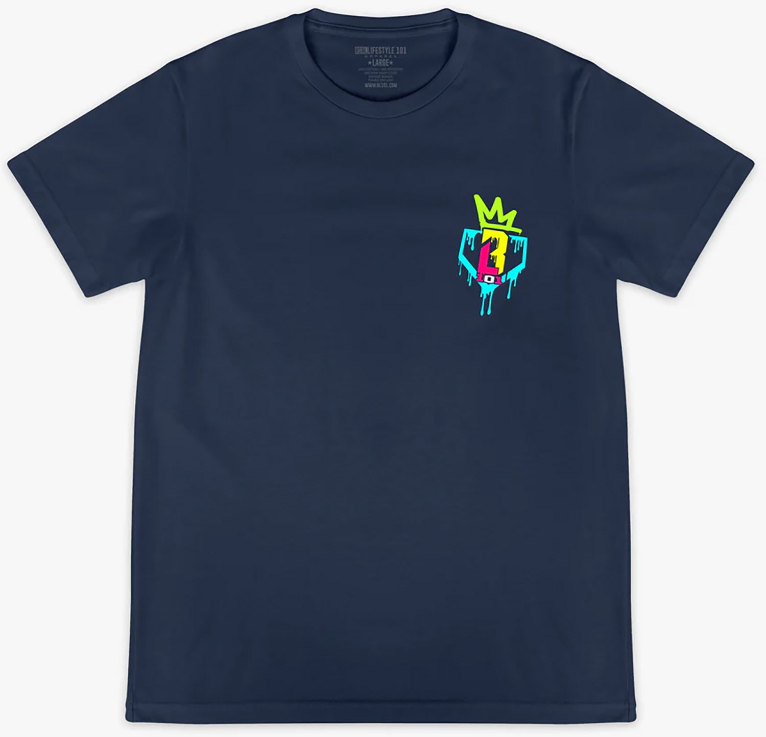 Baseball Lifestyle 101 Men's Graffiti Crown Shirt product image