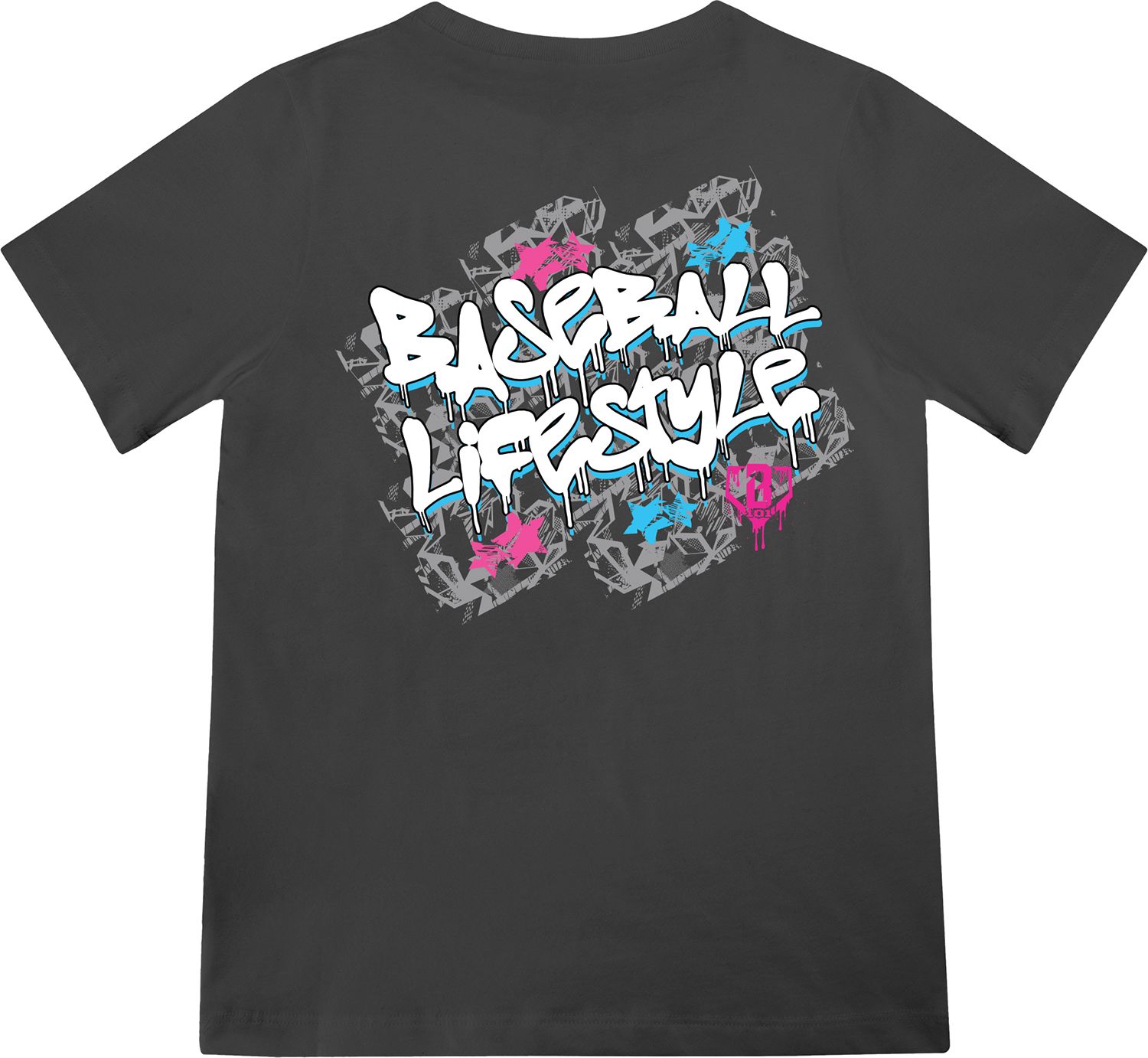 Baseball Lifestyle 101 Boys' Graffiti Crown Shirt product image