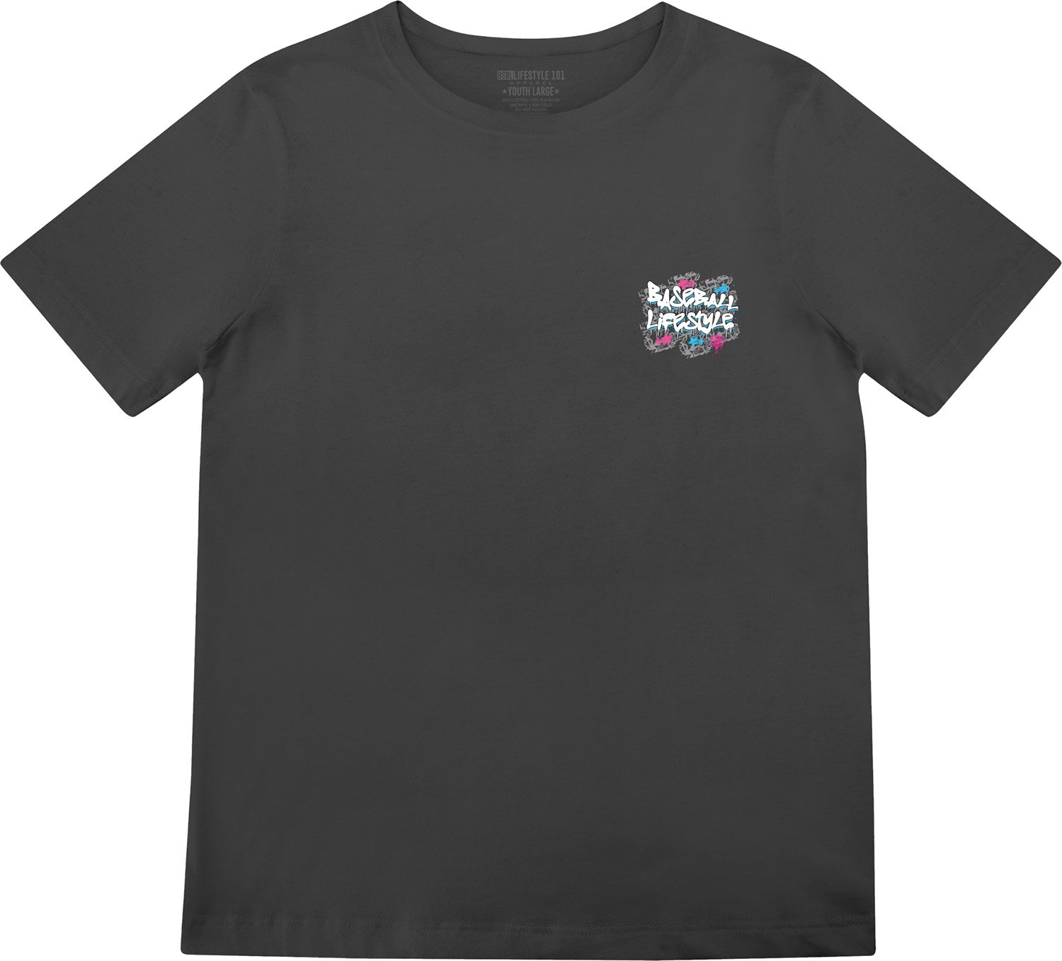Baseball Lifestyle 101 Boys' Graffiti Crown Shirt product image
