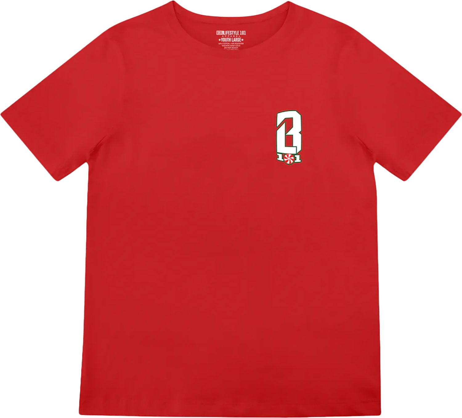 Baseball Lifestyle 101 Boys' Holiday Home Plate Shirt product image