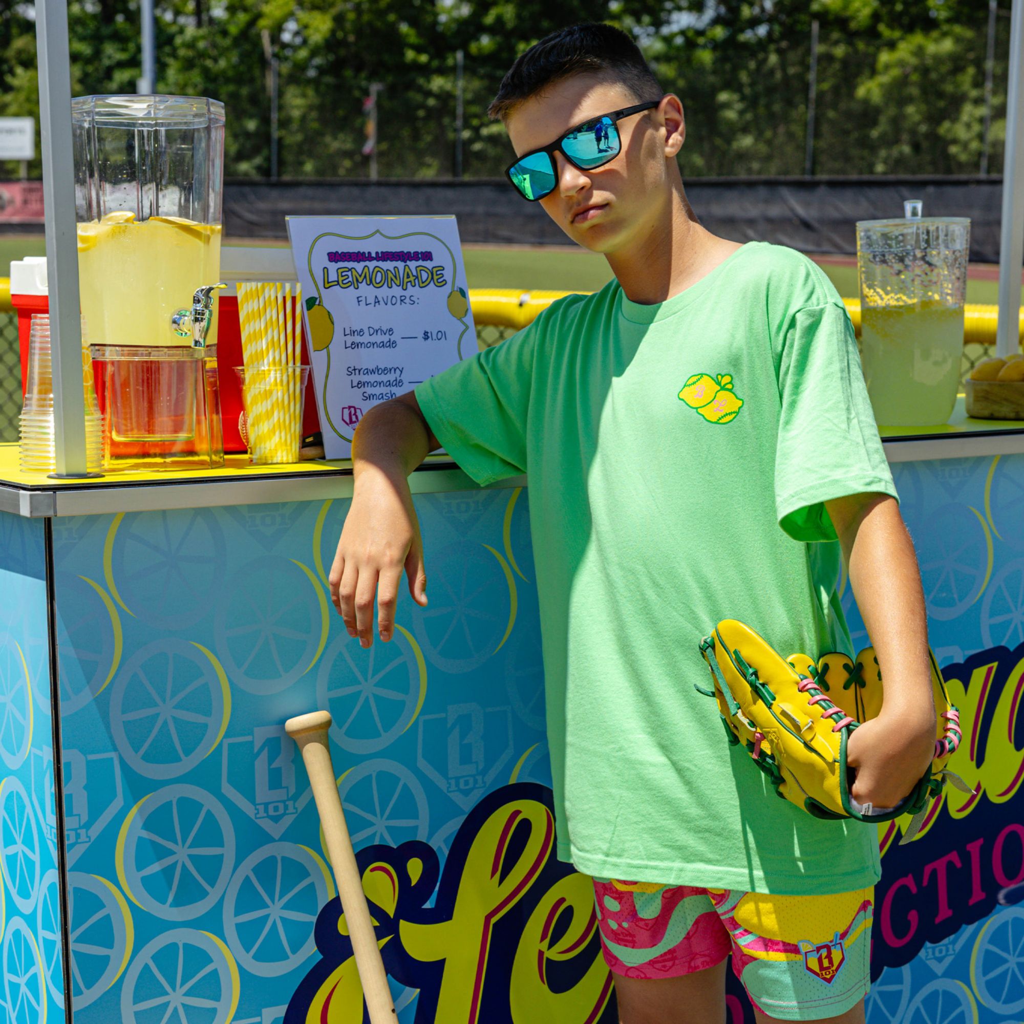 Baseball Lifestyle 101 Boys' Lemonade Shirt product image
