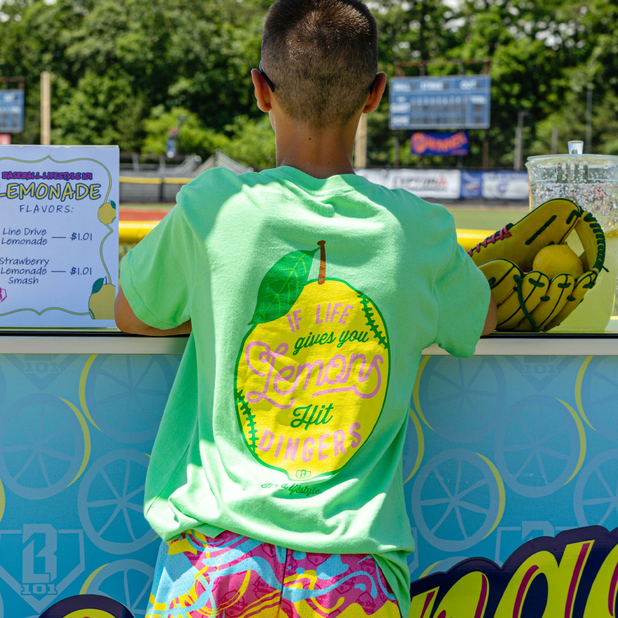Baseball Lifestyle 101 Boys' Lemonade Shirt product image
