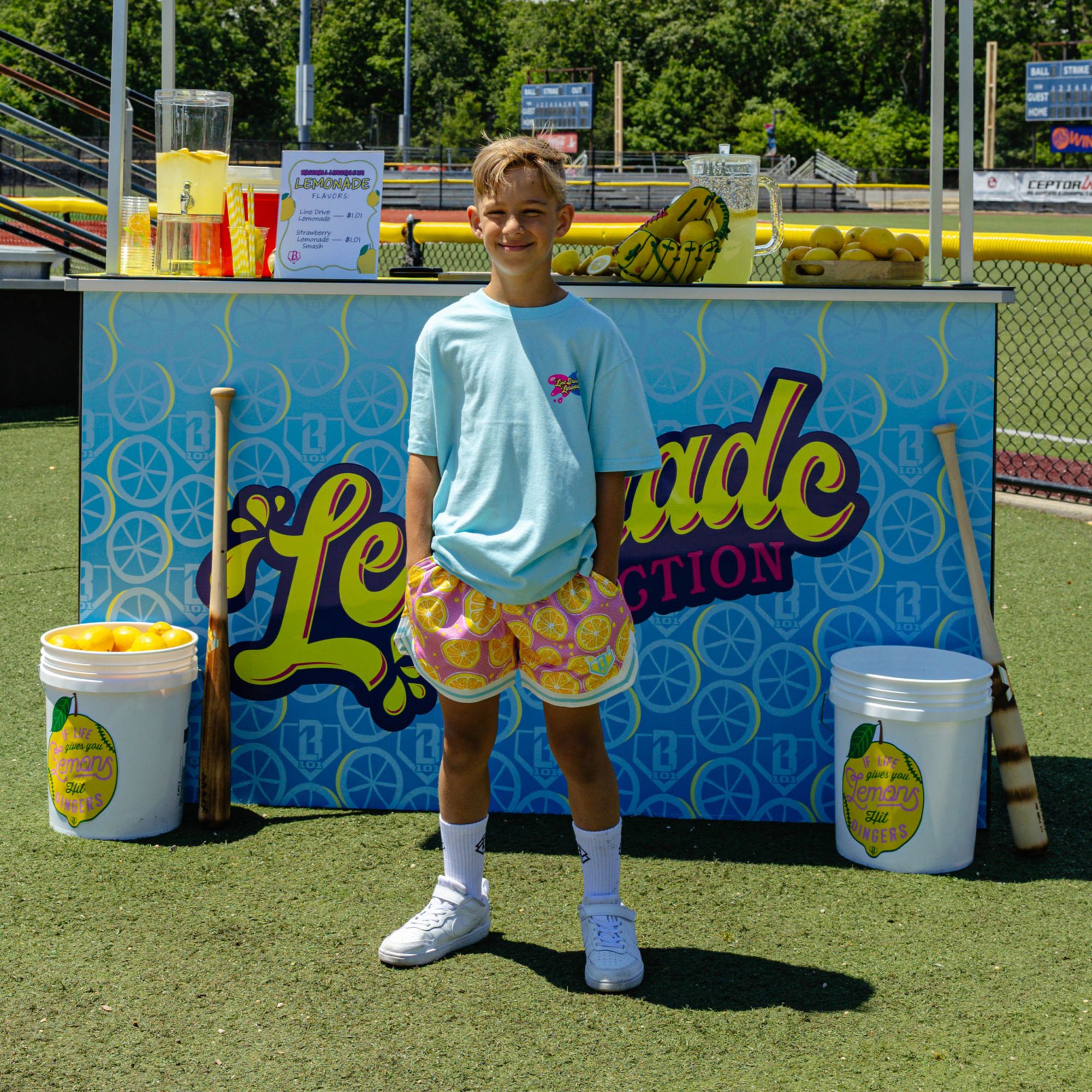 Baseball Lifestyle 101 Boys' Lemonade Shirt product image
