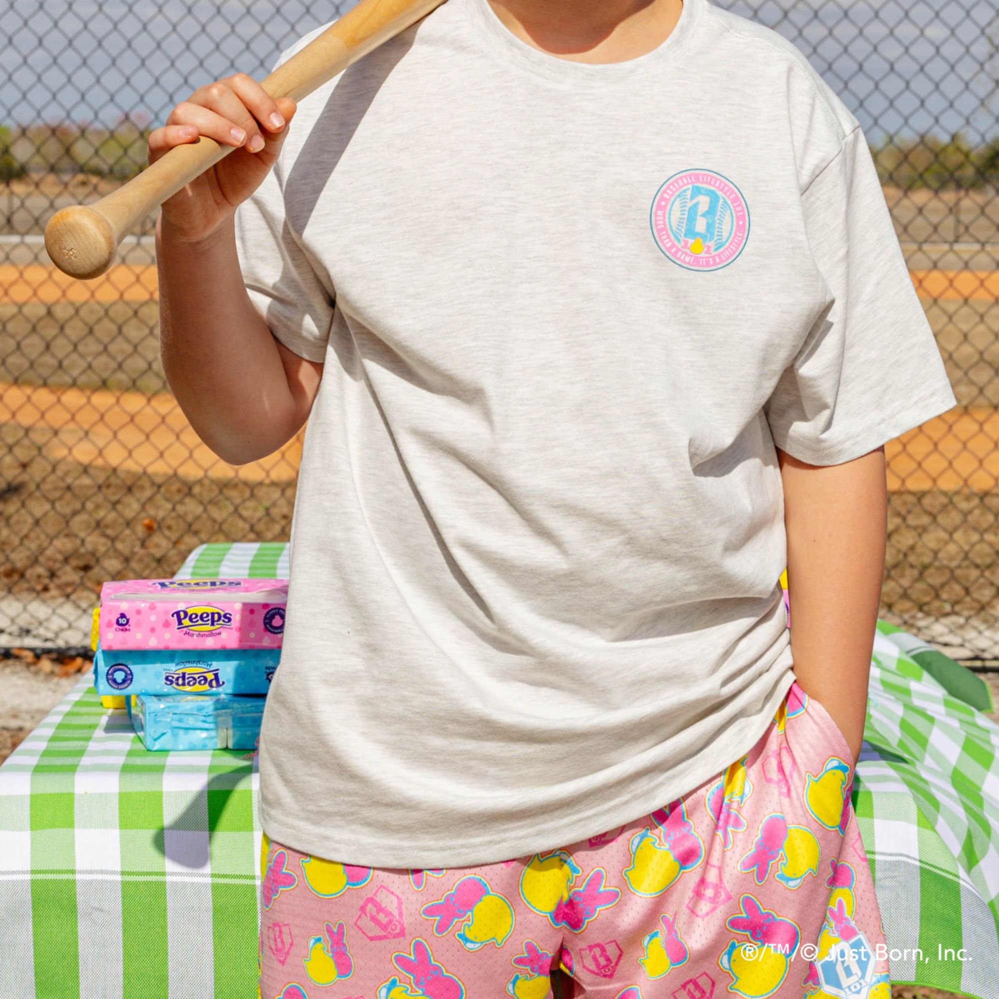 Baseball Lifestyle 101 Youth Field of PEEPS T-Shirt product image
