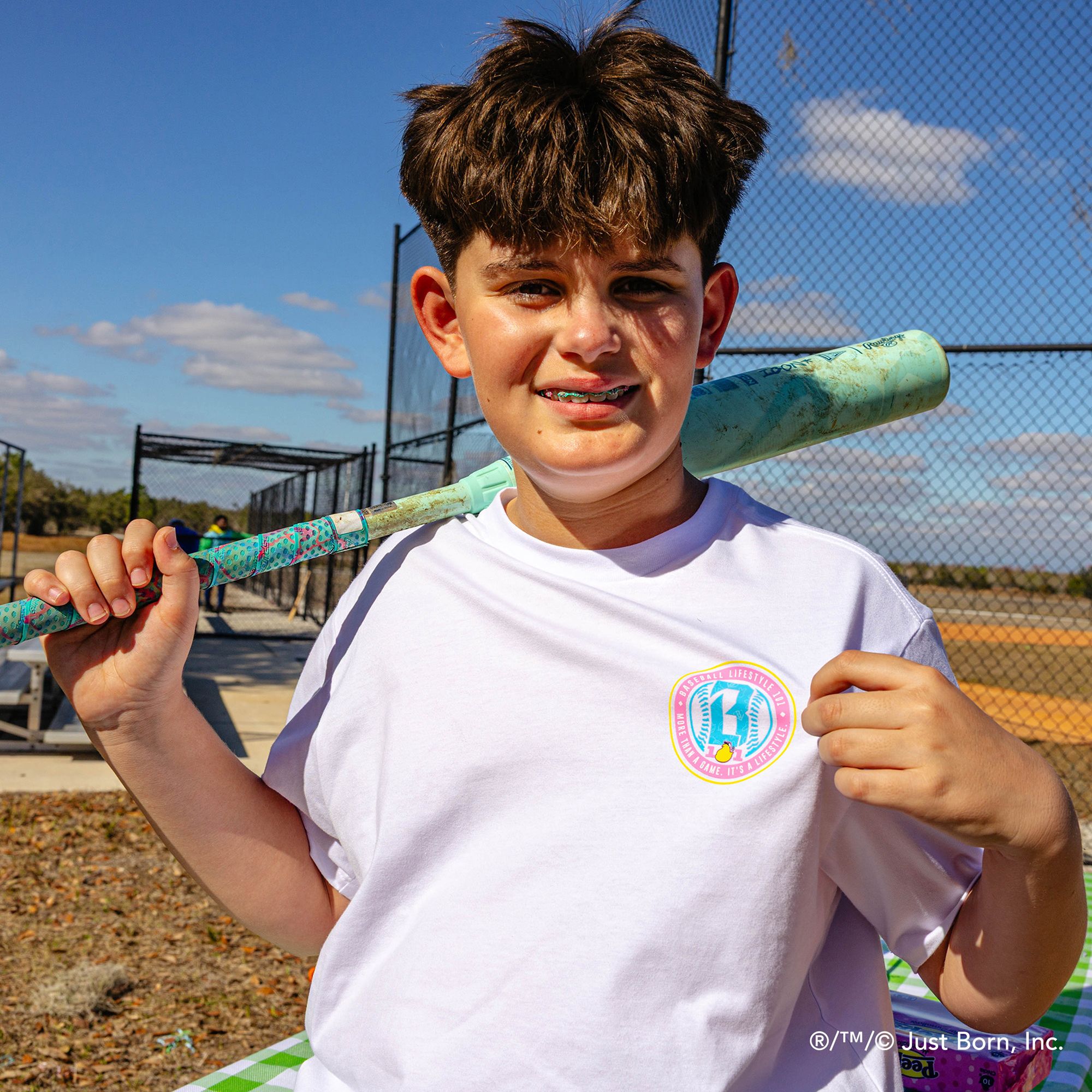 Baseball Lifestyle 101 Youth Field of PEEPS T-Shirt product image
