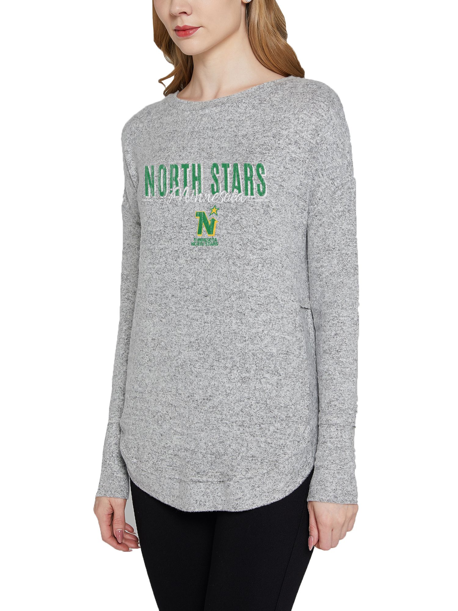 Concepts Sports Women's Dallas Stars Grey Venture Long Sleeve T-Shirt product image