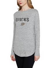 Concepts Sports Women's Anaheim Ducks Grey Venture Long Sleeve T-Shirt product image