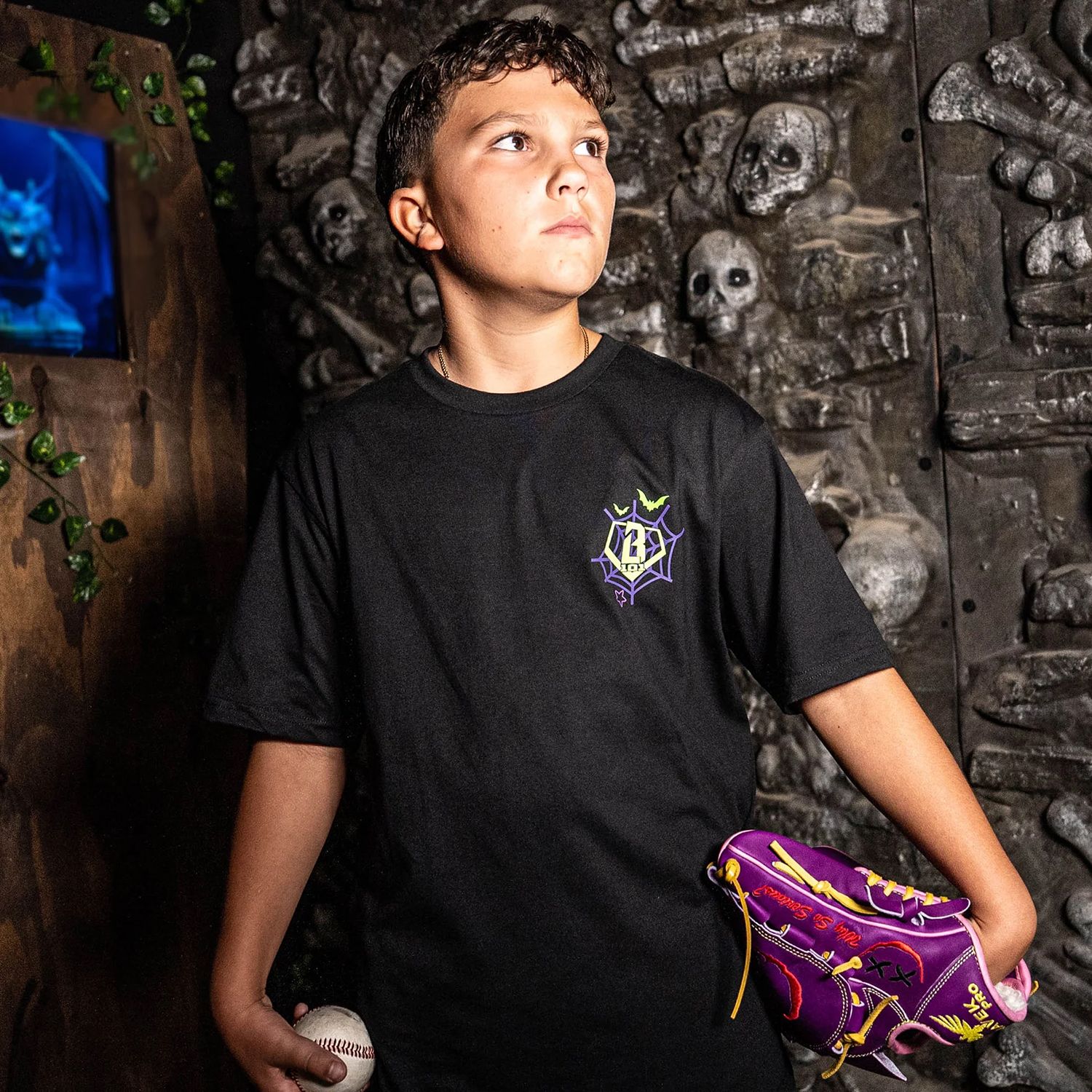 Baseball Lifestyle 101 Boys' Spooky SZN Shirt product image