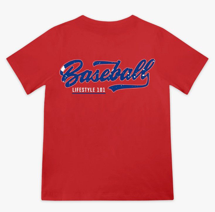 Baseball Lifestyle 101 Boys' USA Splatter T-Shirt product image