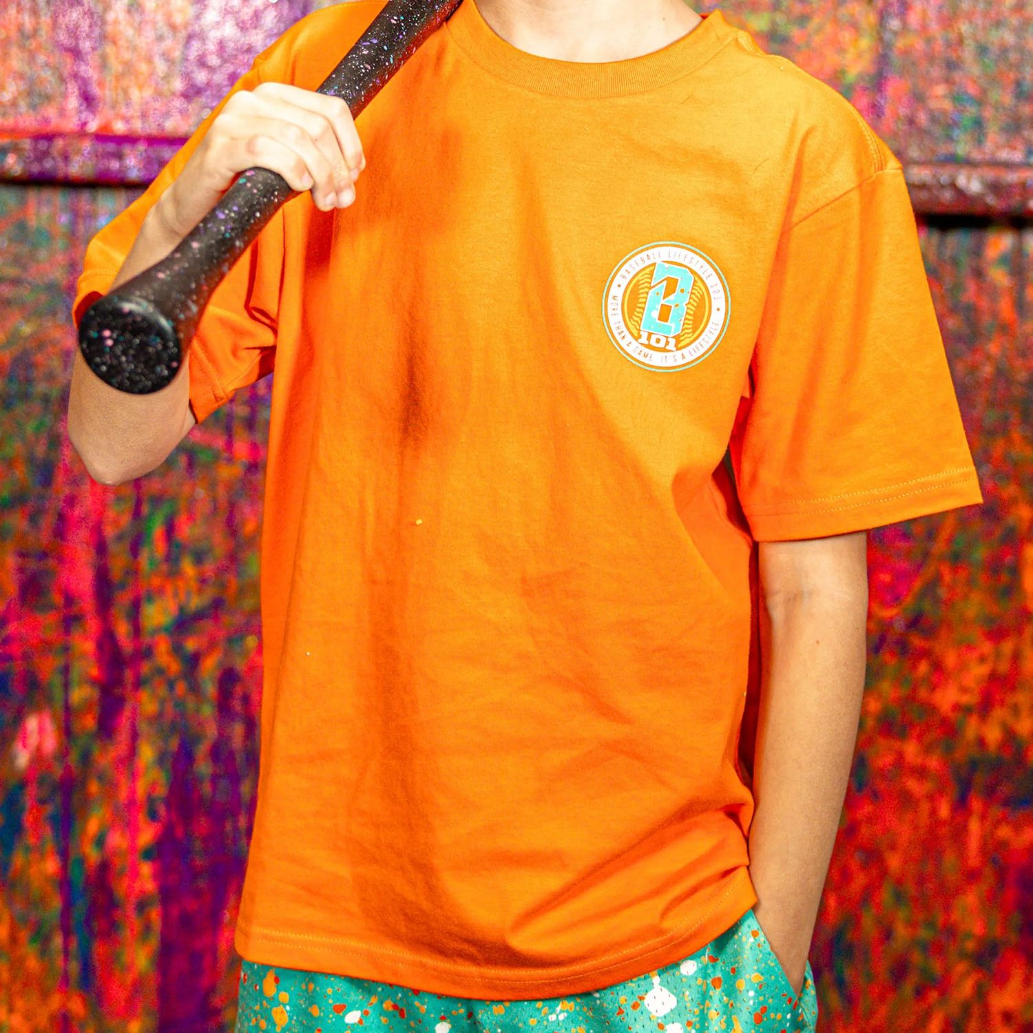 Baseball Lifestyle 101 Boys' Splatter Shirt product image