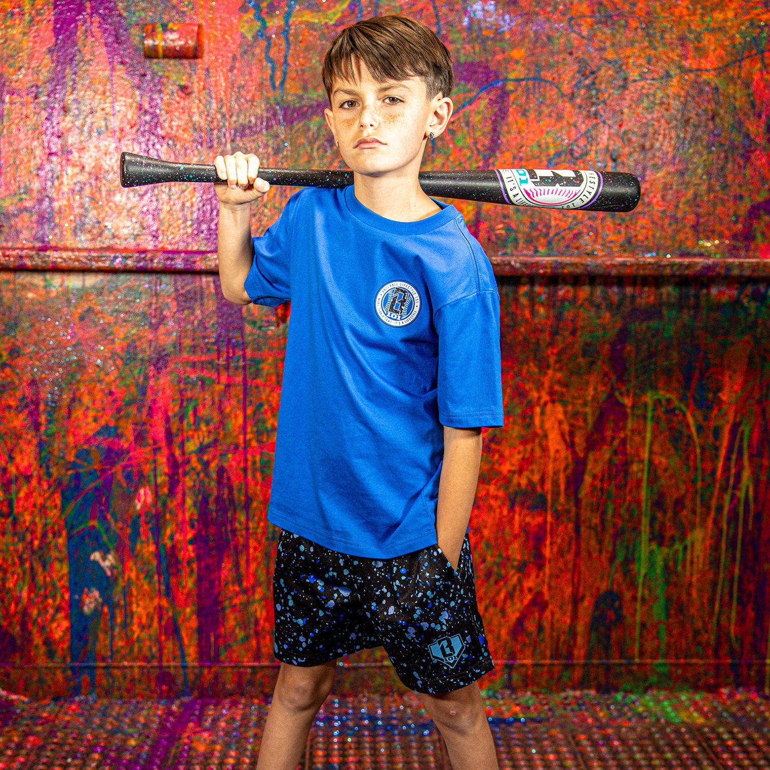 Baseball Lifestyle 101 Boys' Splatter Shirt product image