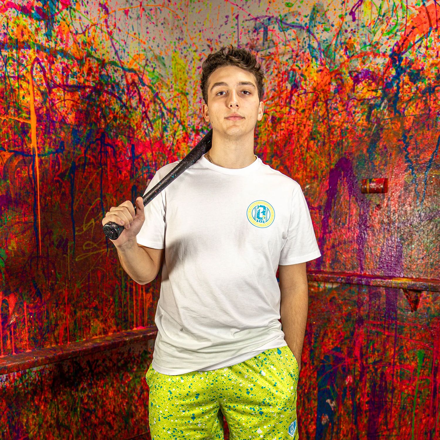 Baseball Lifestyle 101 Boys' Splatter Shirt product image