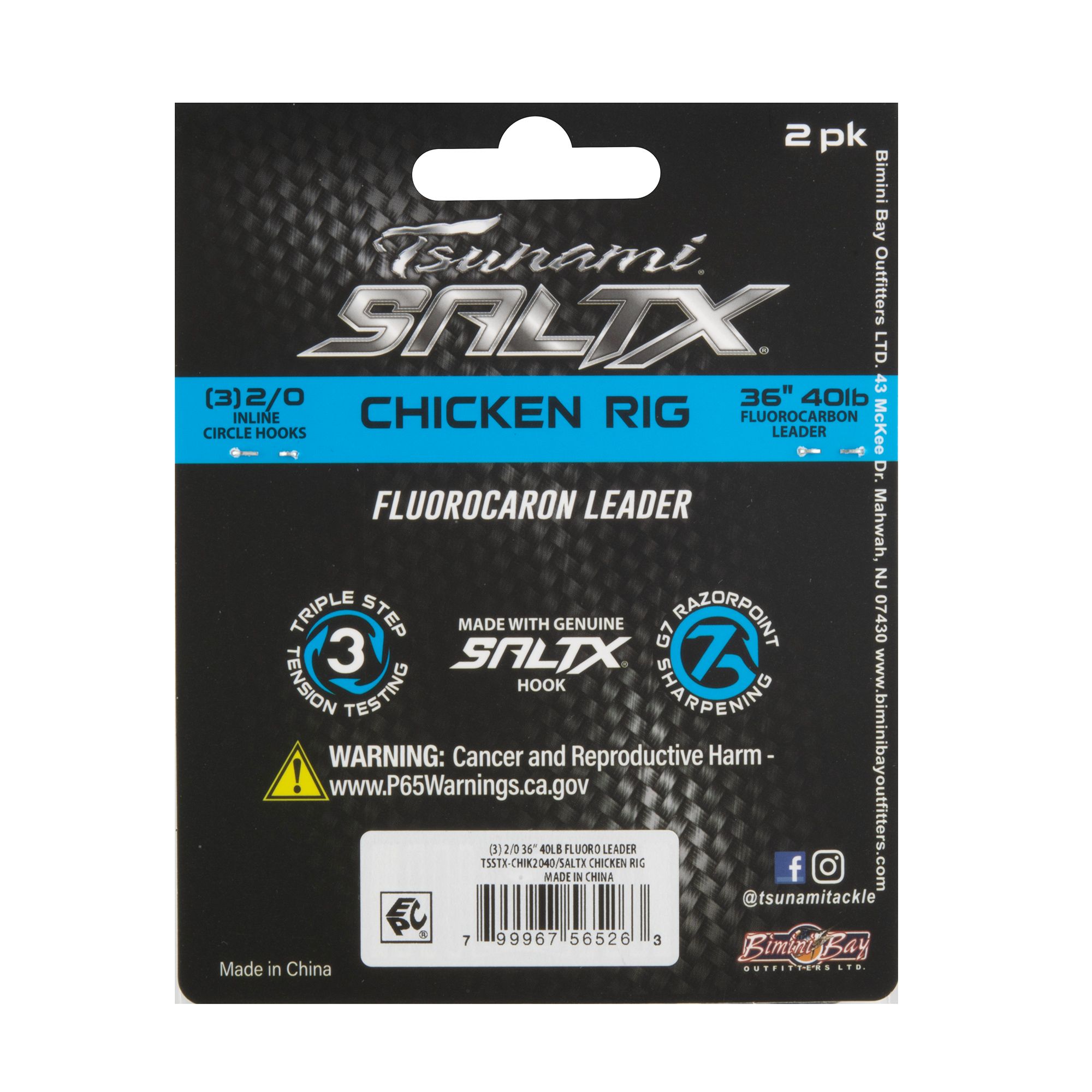 Tsunami SaltX Chicken Rig 2-Pack product image