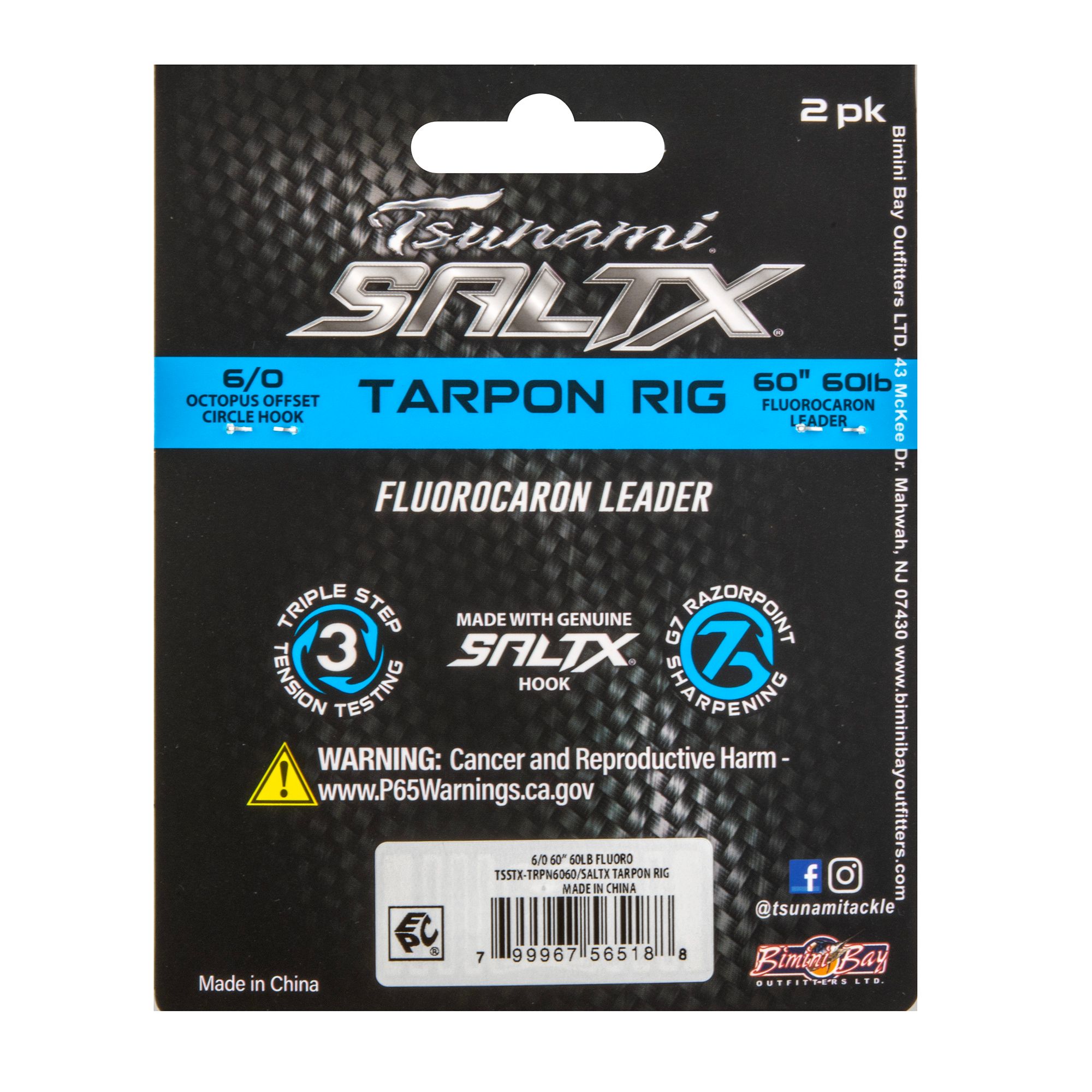 Tsunami SaltX Tarpon Rig 2-Pack product image