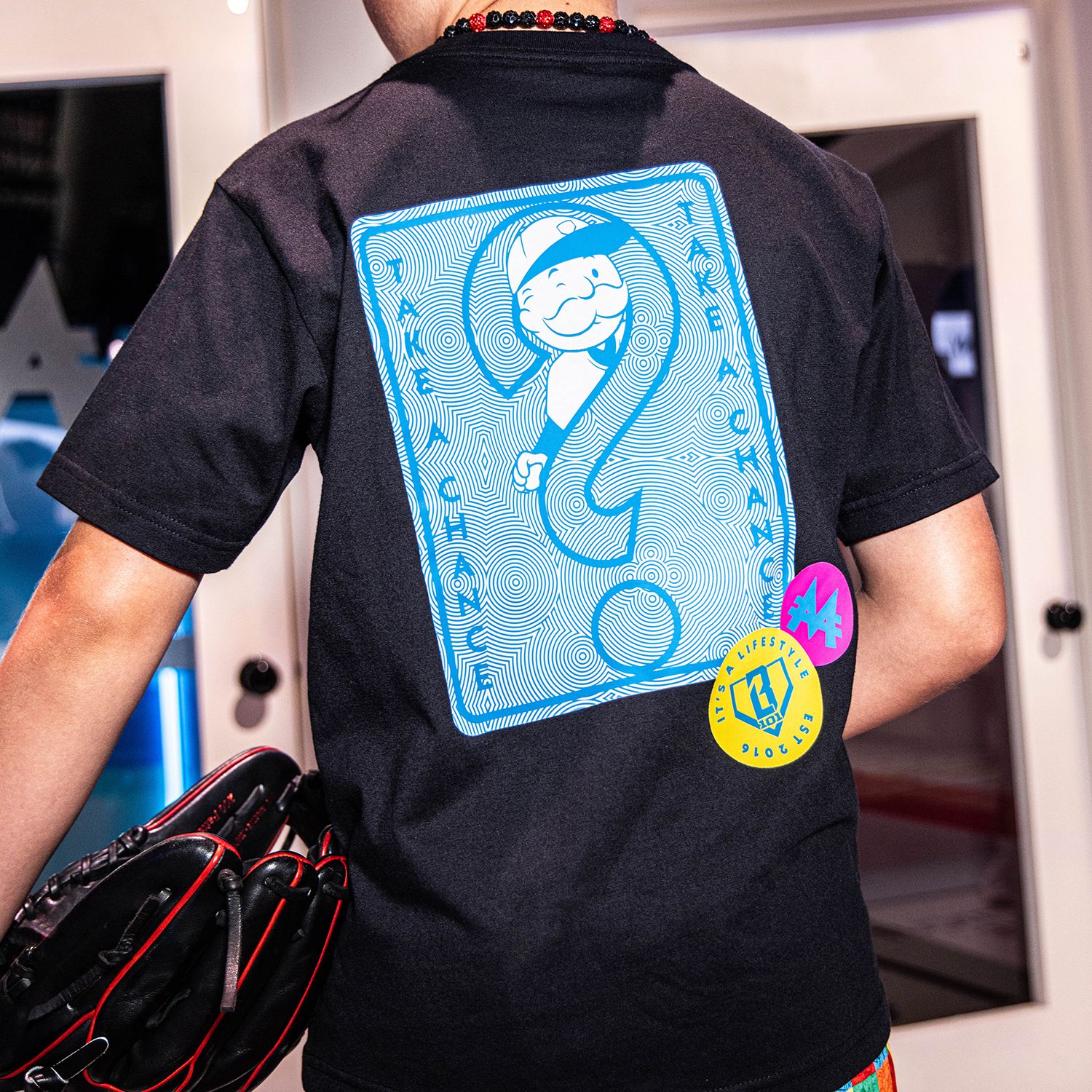 Baseball Lifestyle 101 x Monopoly Boys' Take A Chance Shirt product image