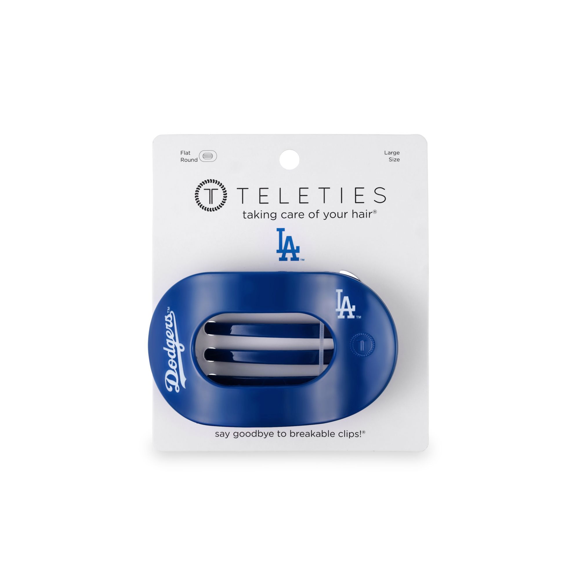 Teleties Los Angeles Dodgers Large Flat Hair Clip product image