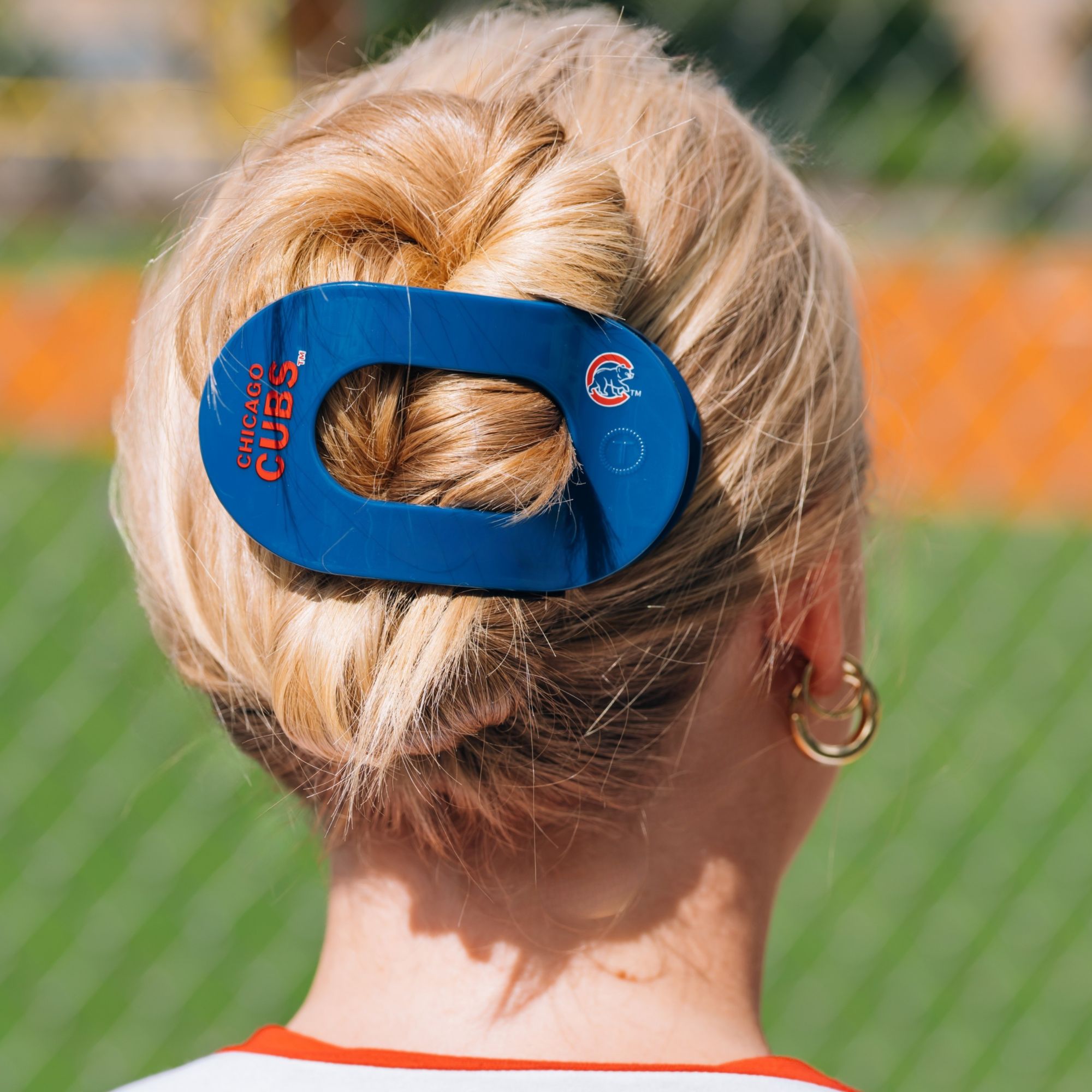 Teleties Chicago Cubs Large Flat Hair Clip product image
