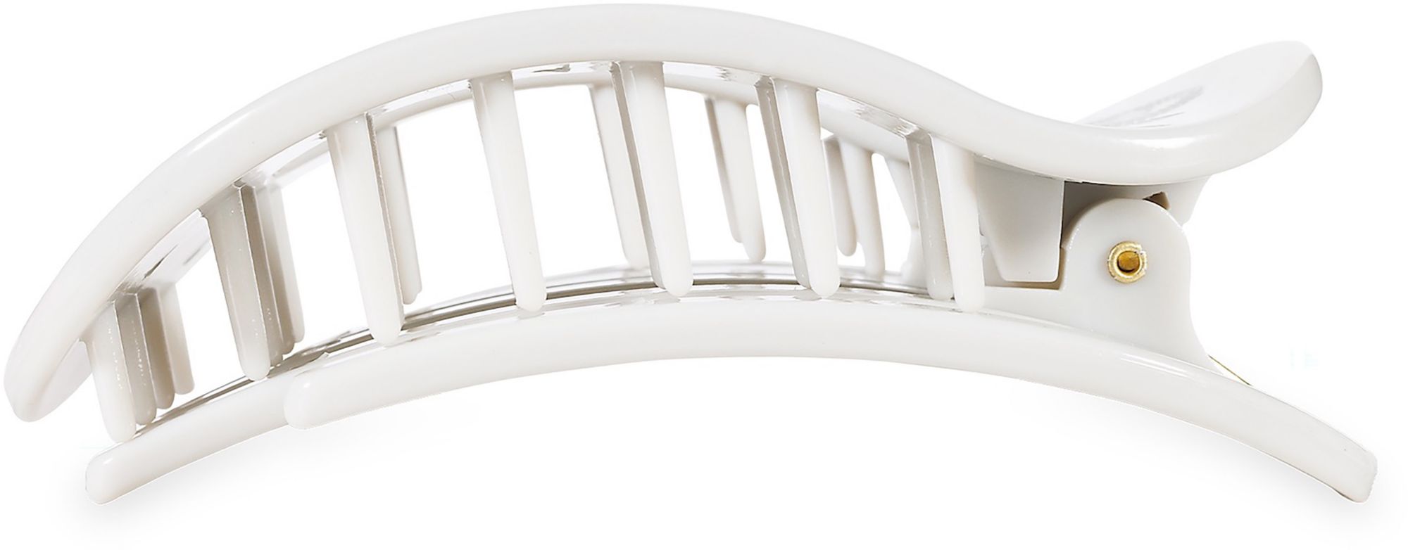 Teleties Women's Clemson Tigers White Medium Flat Clip product image