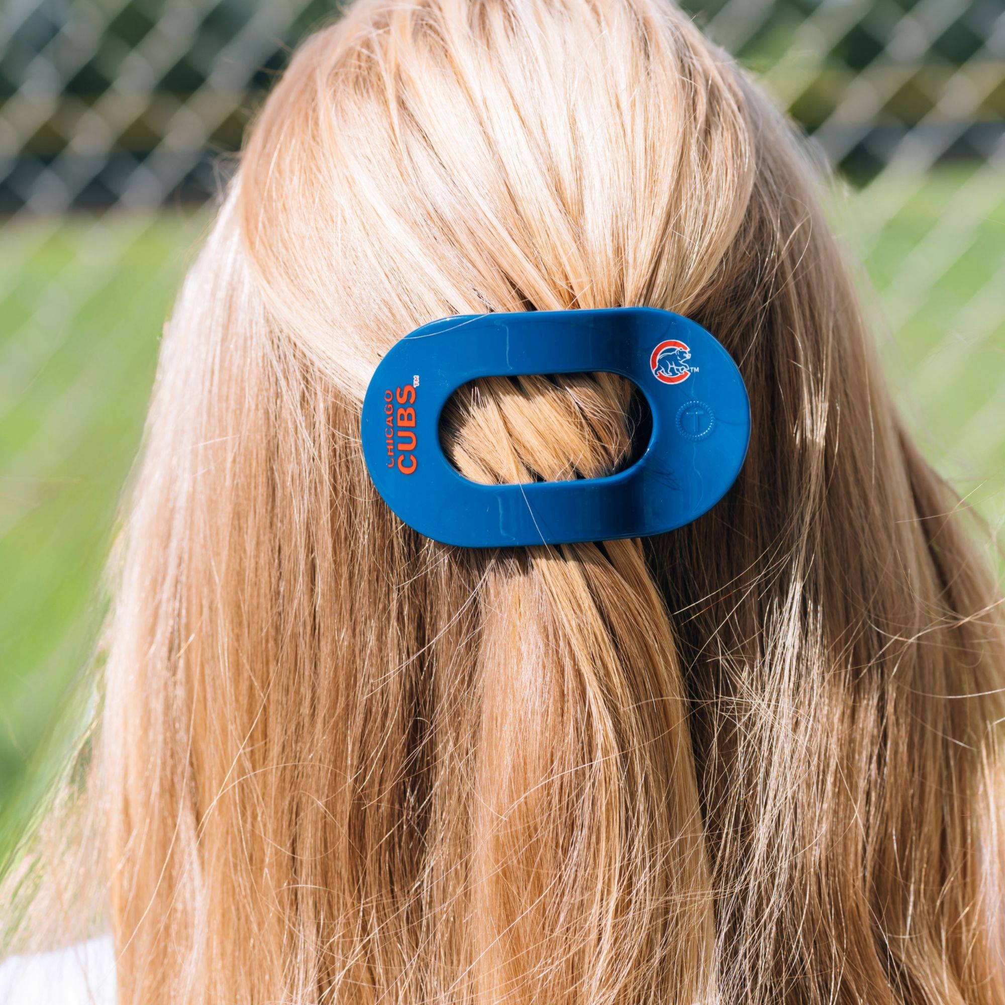 Teleties Chicago Cubs Medium Flat Hair Clip product image