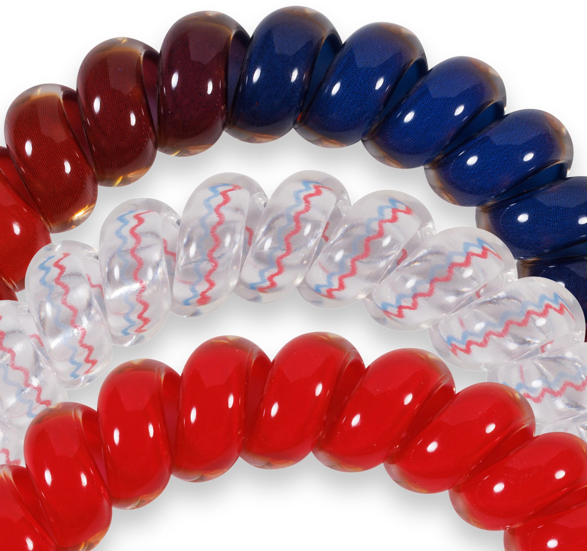 Teleties Women's Mississippi College Choctaws Red Large Hair Ties product image