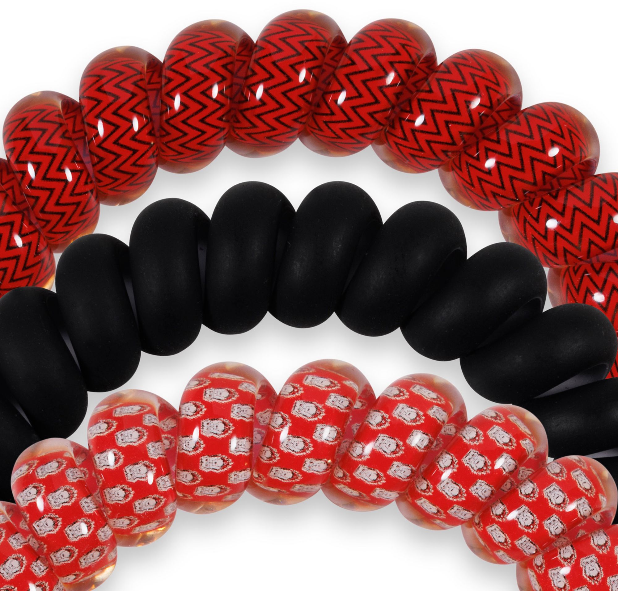 Teleties Women's Georgia Bulldogs Red Large Hair Ties product image