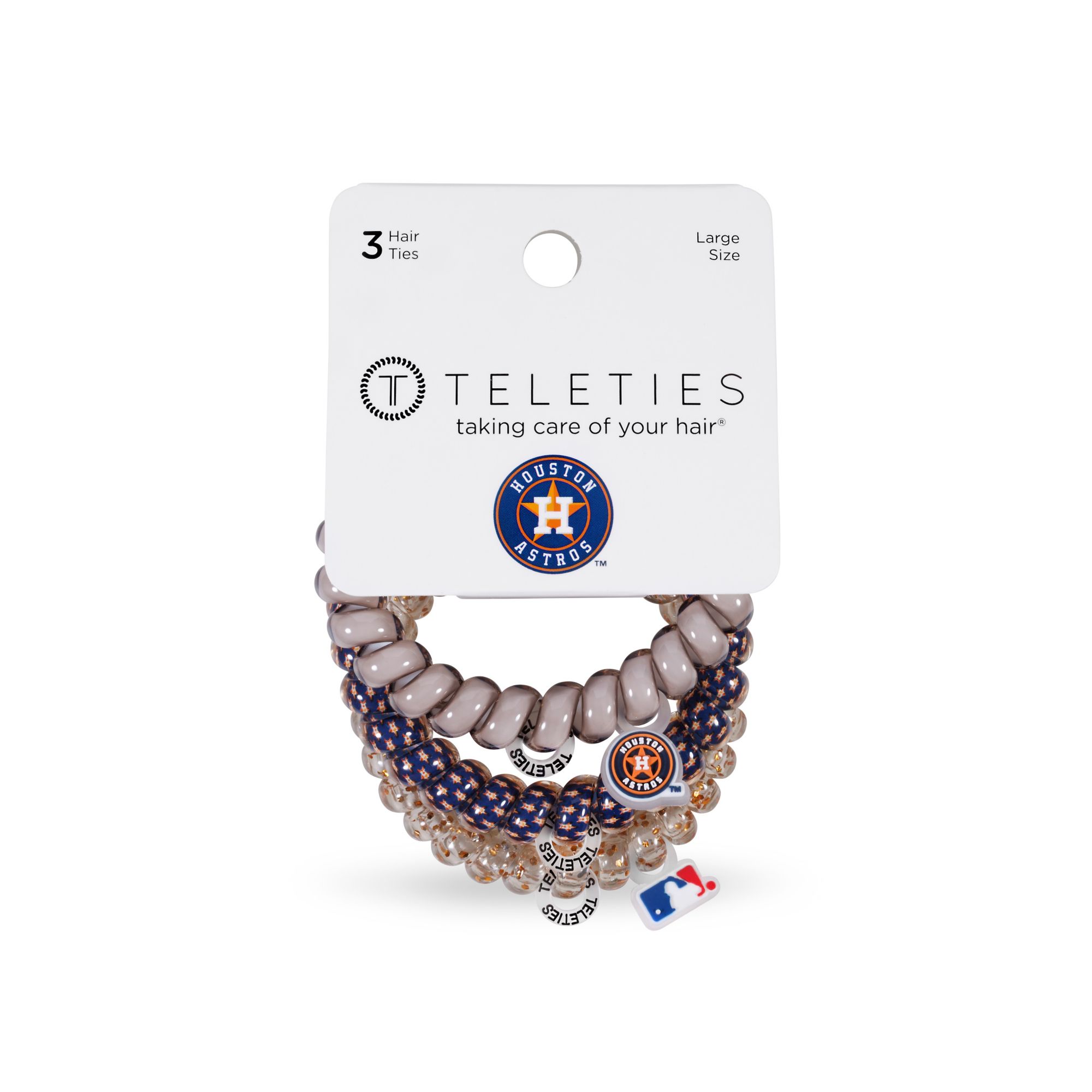 Teleties Houston Astros Large Hair Ties product image