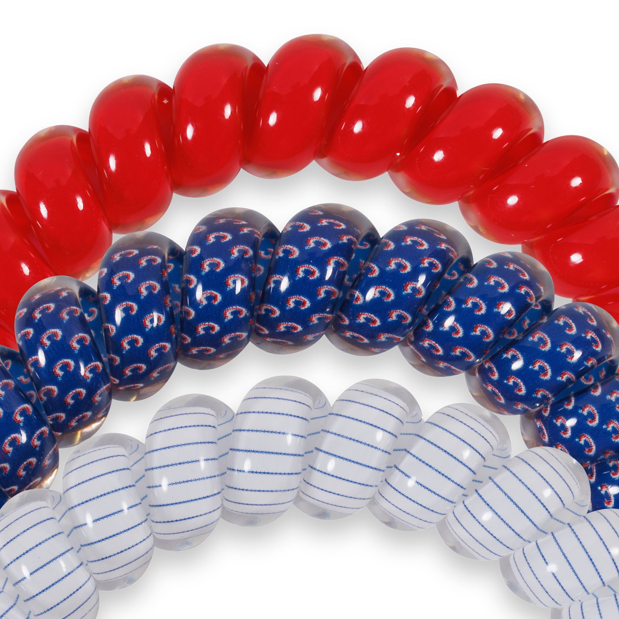 Teleties Chicago Cubs Large Hair Ties product image