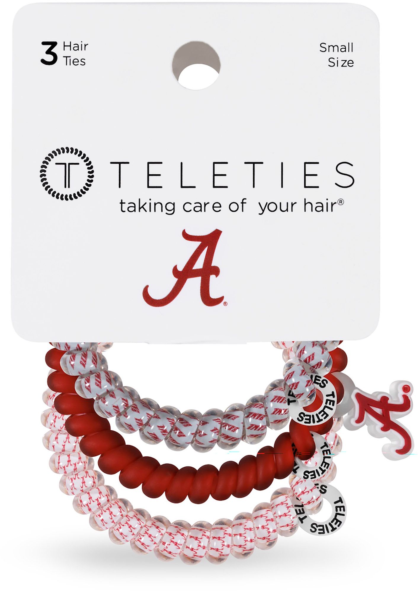 Teleties Women's Alabama Crimson Tide Red Small Hair Ties product image