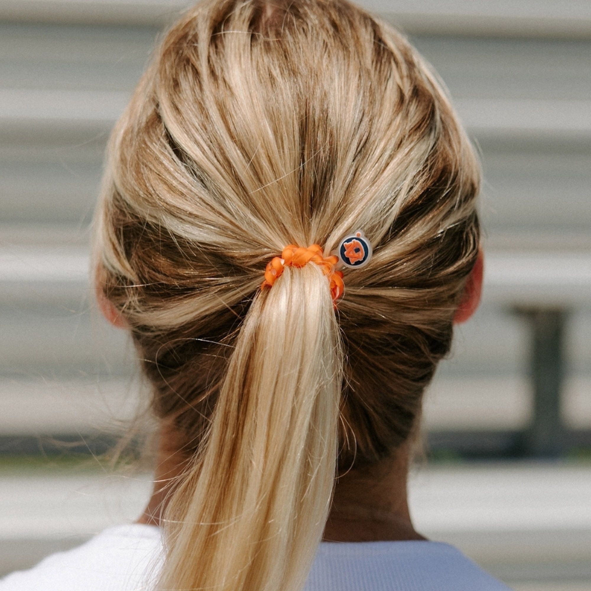 Teleties Women's Auburn Tigers Orange Small Hair Ties product image