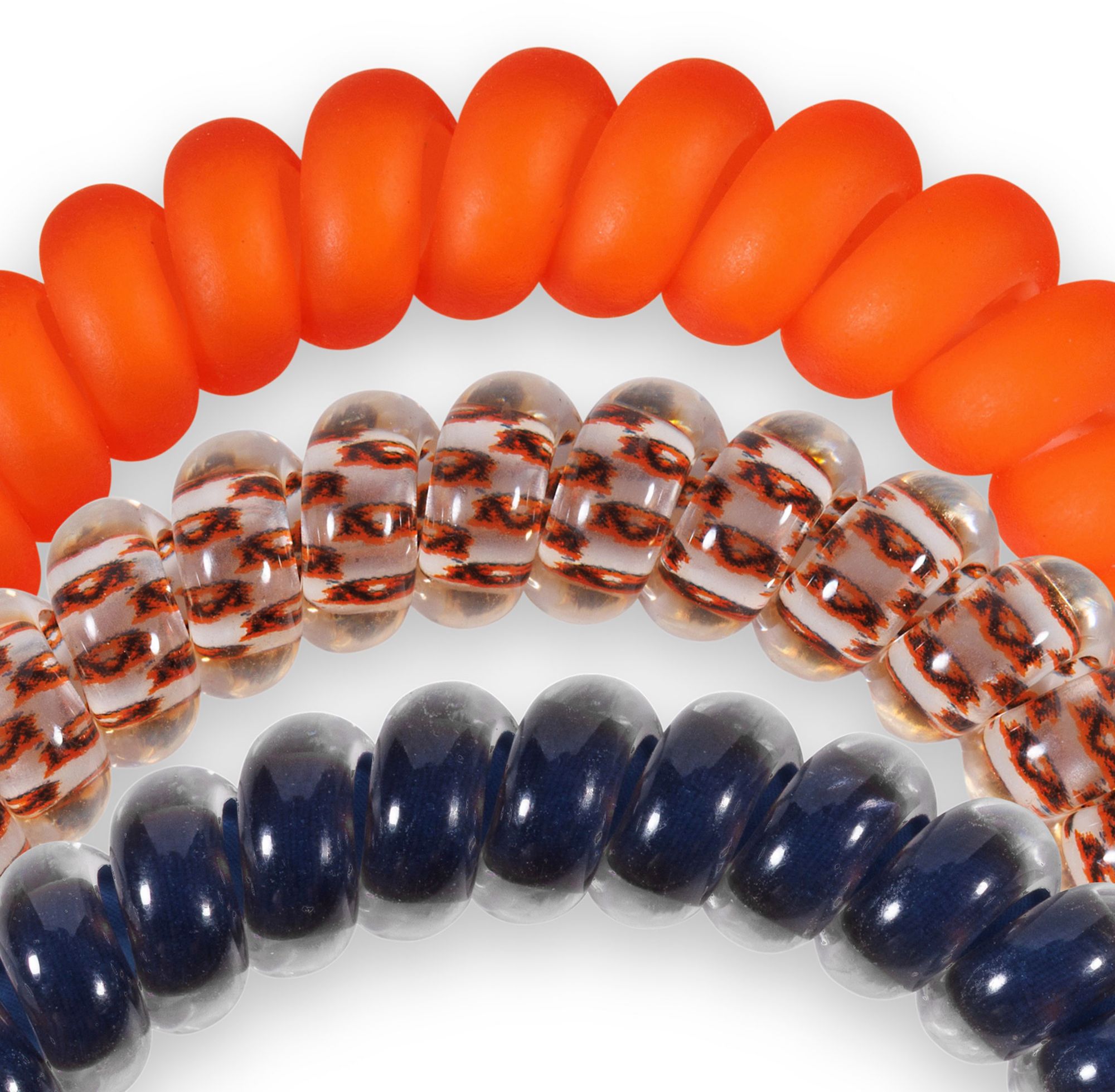 Teleties Women's Auburn Tigers Orange Small Hair Ties product image