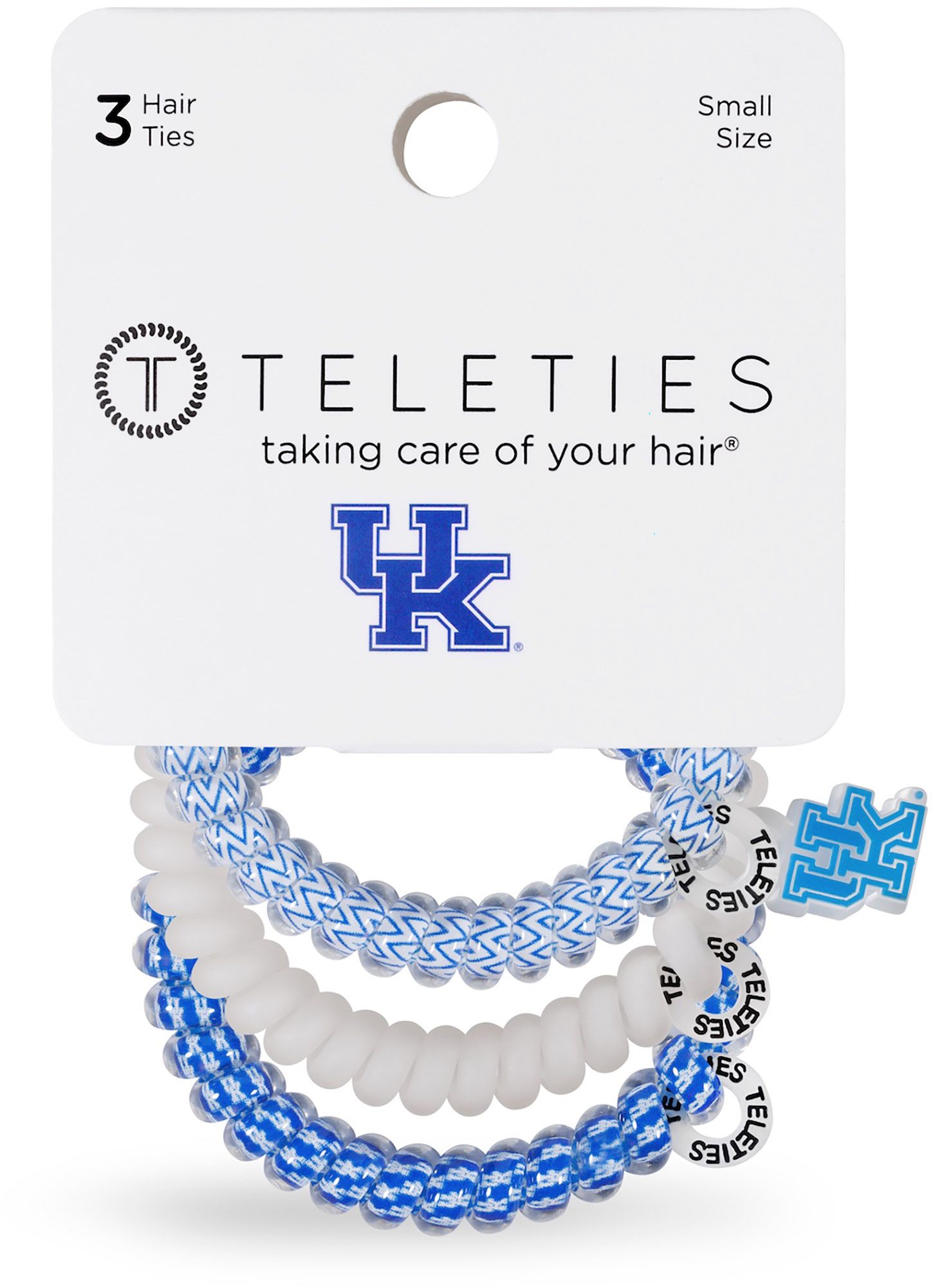 Teleties Women's Kentucky Wildcats Blue Small Hair Ties product image