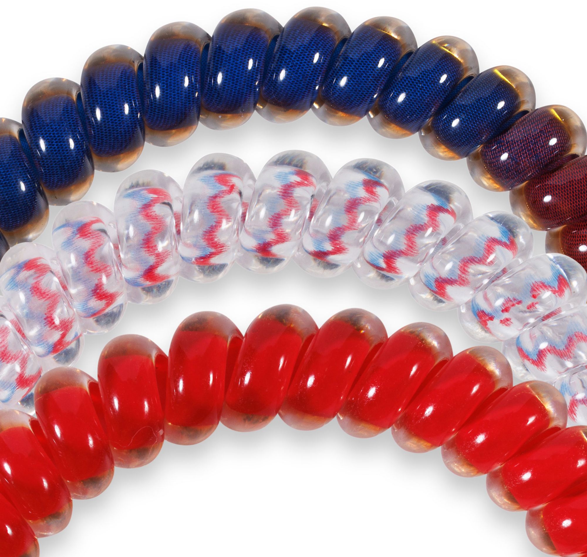 Teleties Women's Mississippi College Choctaws Red Small Hair Ties product image