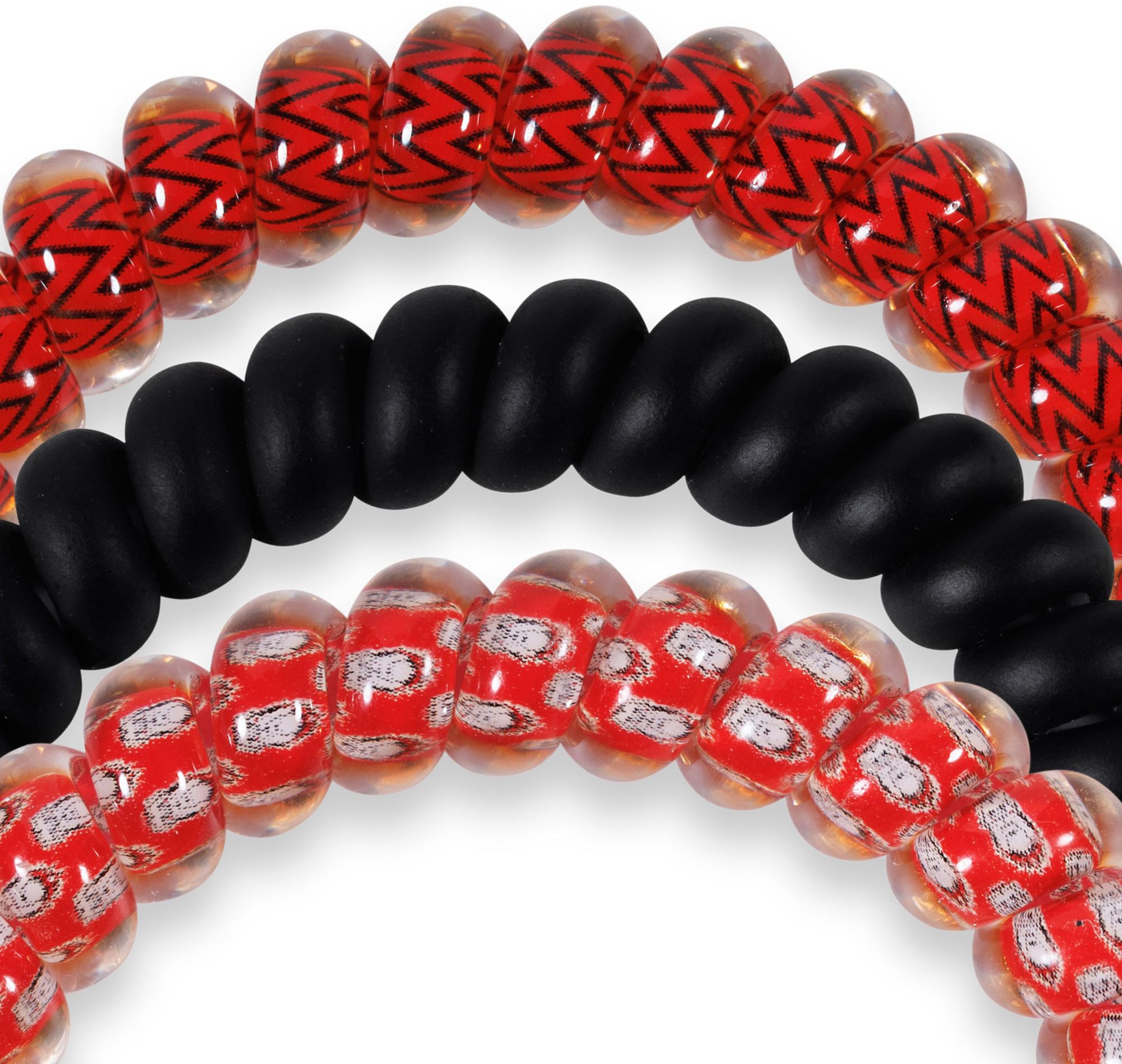 Teleties Women's Georgia Bulldogs Red Small Hair Ties product image