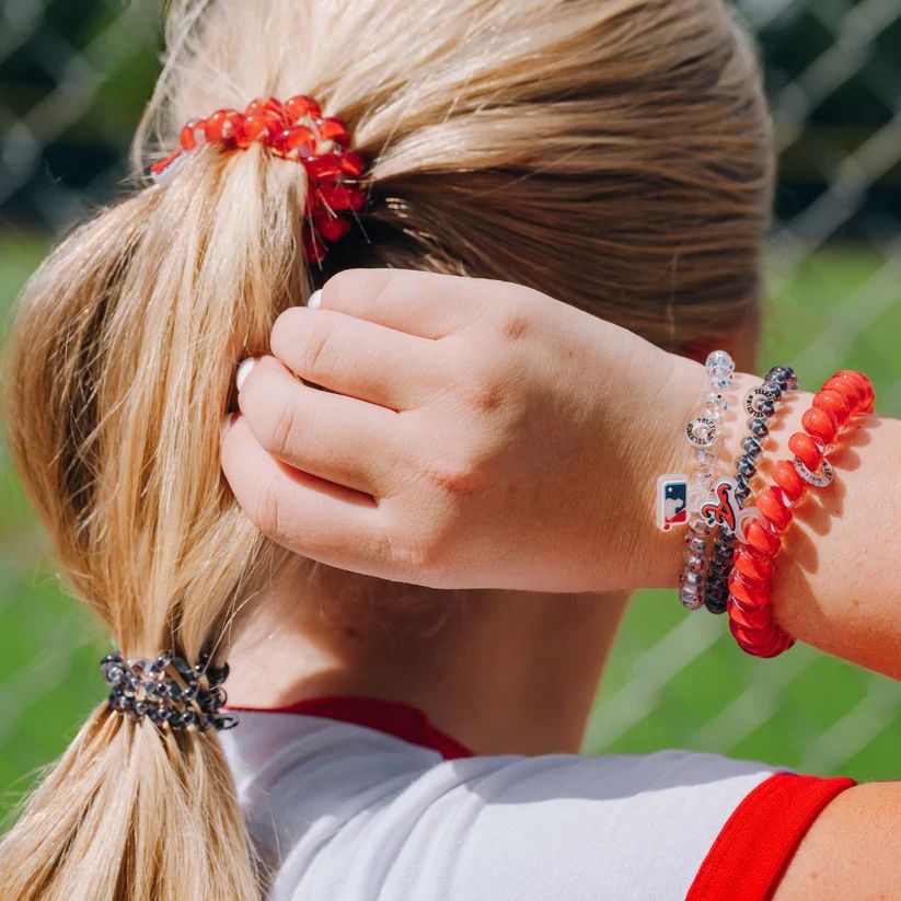 Teleties Atlanta Braves Small Hair Ties product image