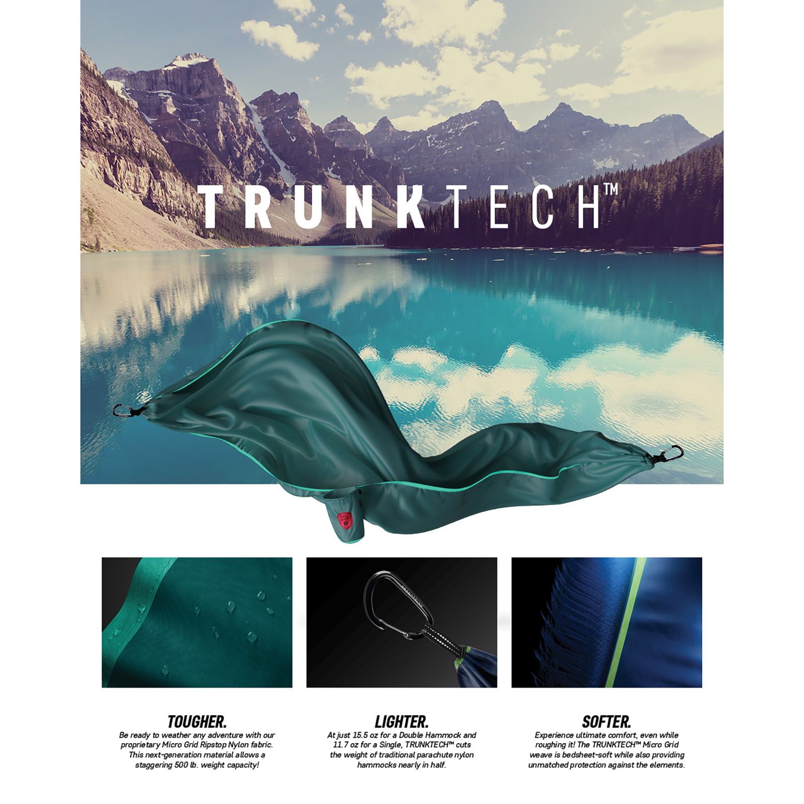 Grand Trunk TrunkTech Single Hammock product image