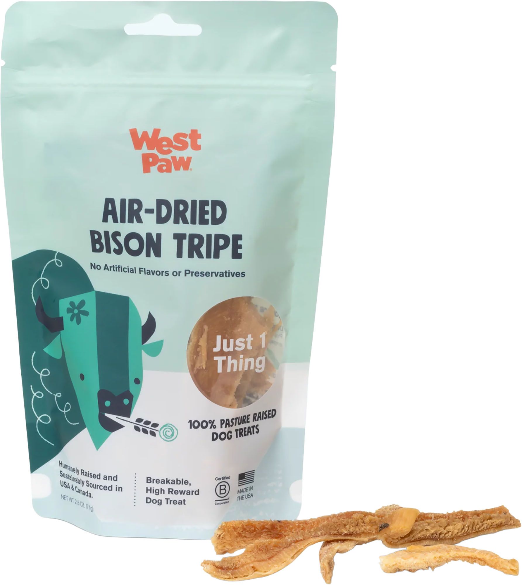 West Paw Bison Tripe Dog Treats product image