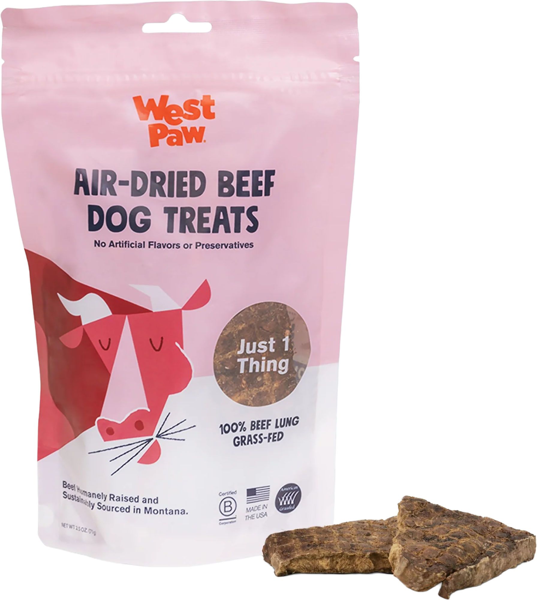 West Paw Beef Lung Dog Treats product image