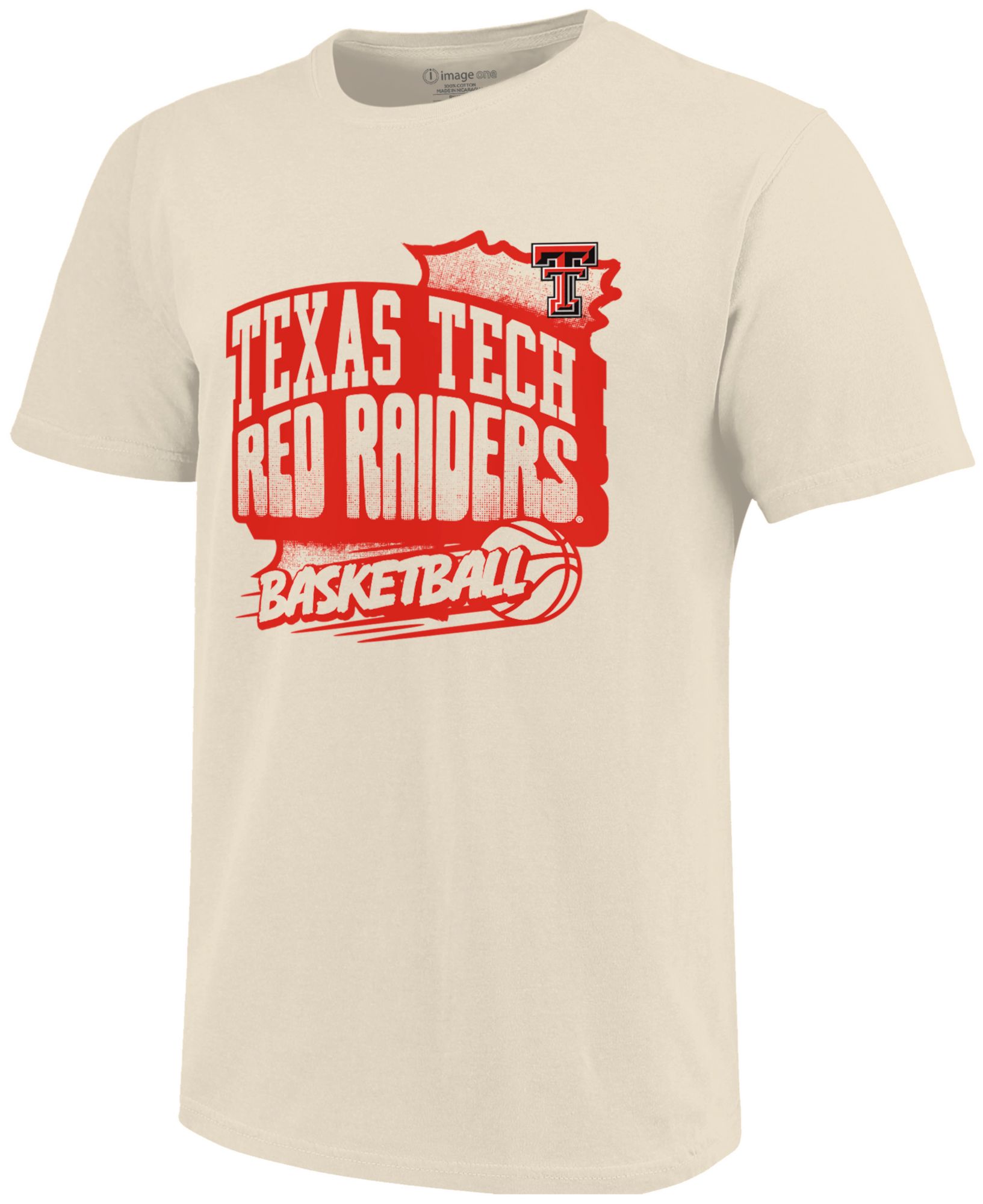 Image One Youth Texas Tech Red Raiders Natural Action Comics Basket T-Shirt product image