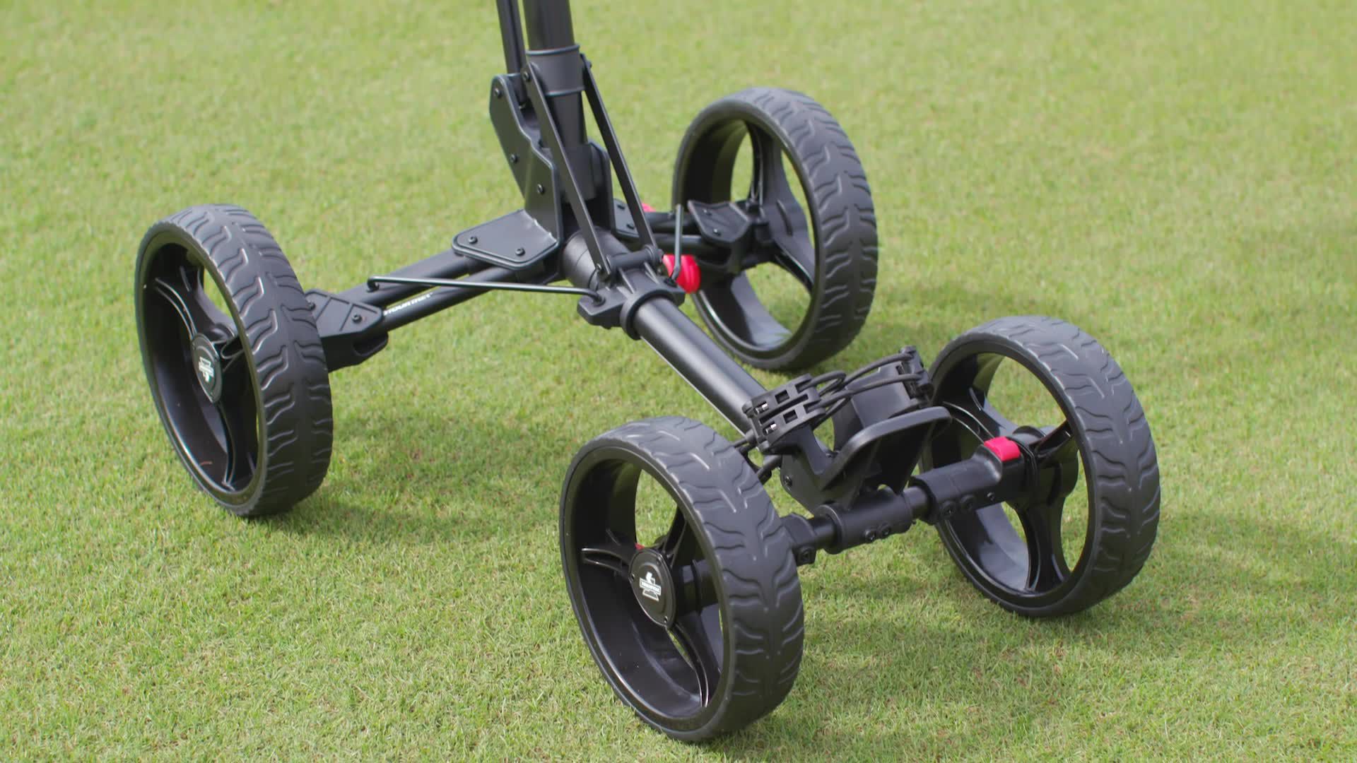 TourTrek One-Click 4-Wheel Push Cart product