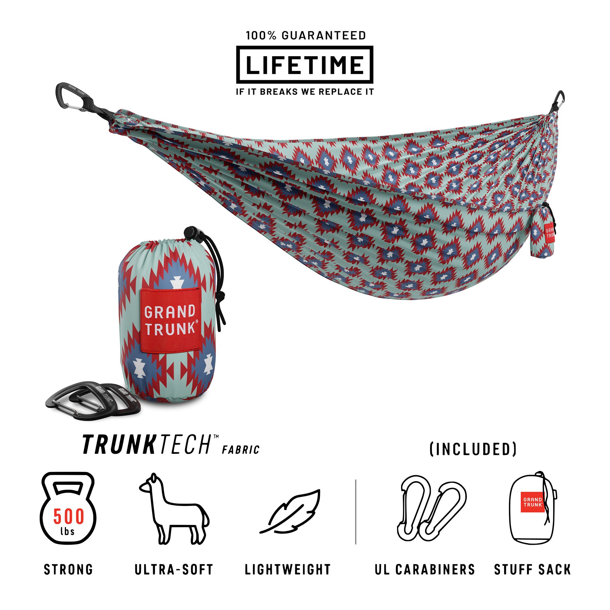 Grand Trunk TrunkTech Double Printed Hammock product image
