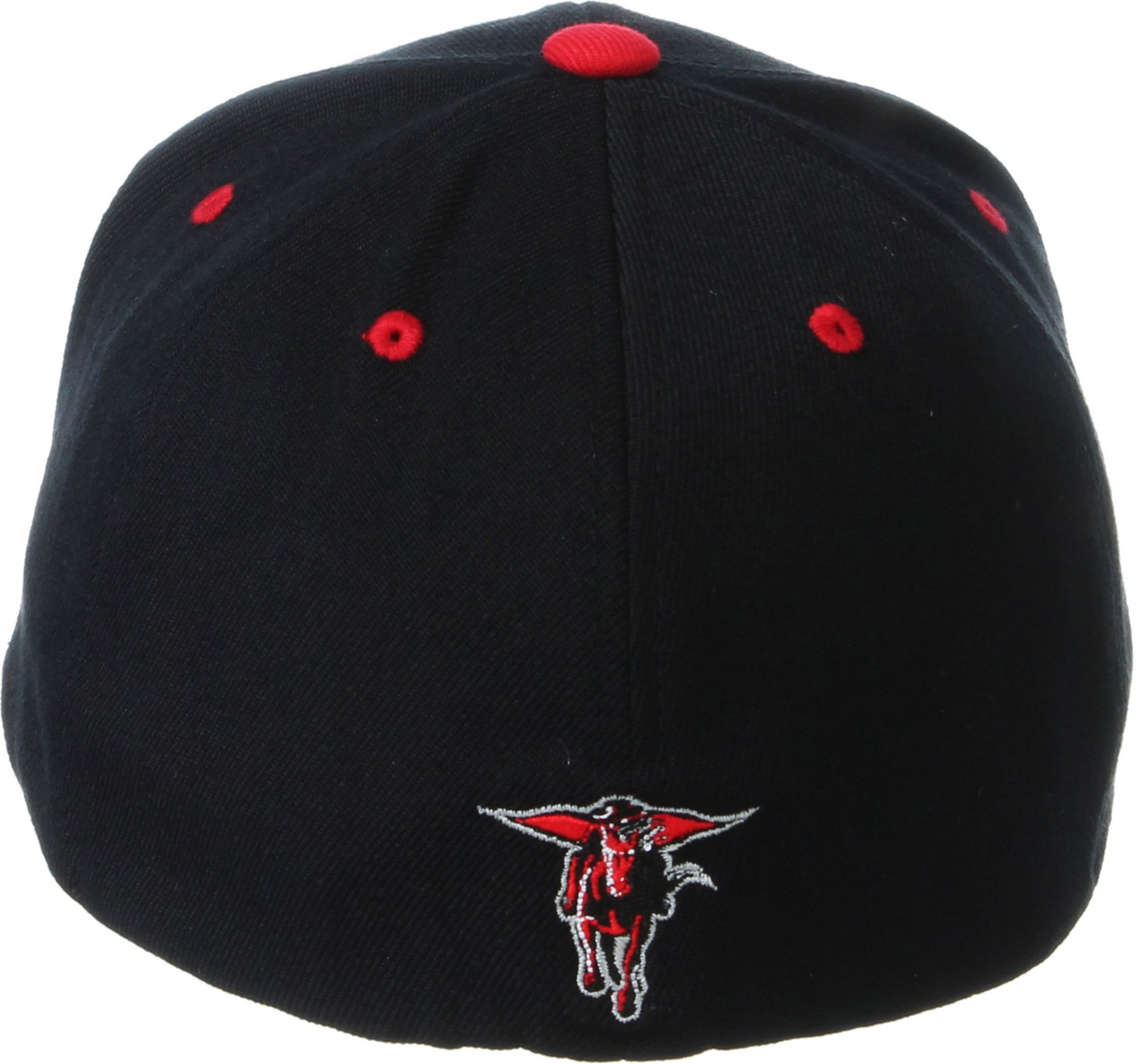 Zephyr Men's Texas Tech Red Raiders Black ZH Fitted Hat product image