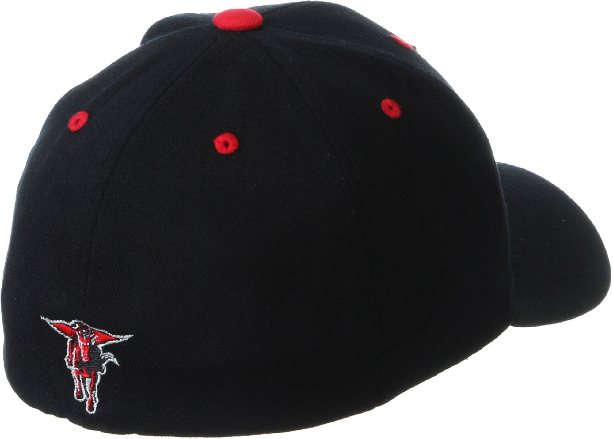Zephyr Men's Texas Tech Red Raiders Black ZH Fitted Hat product image