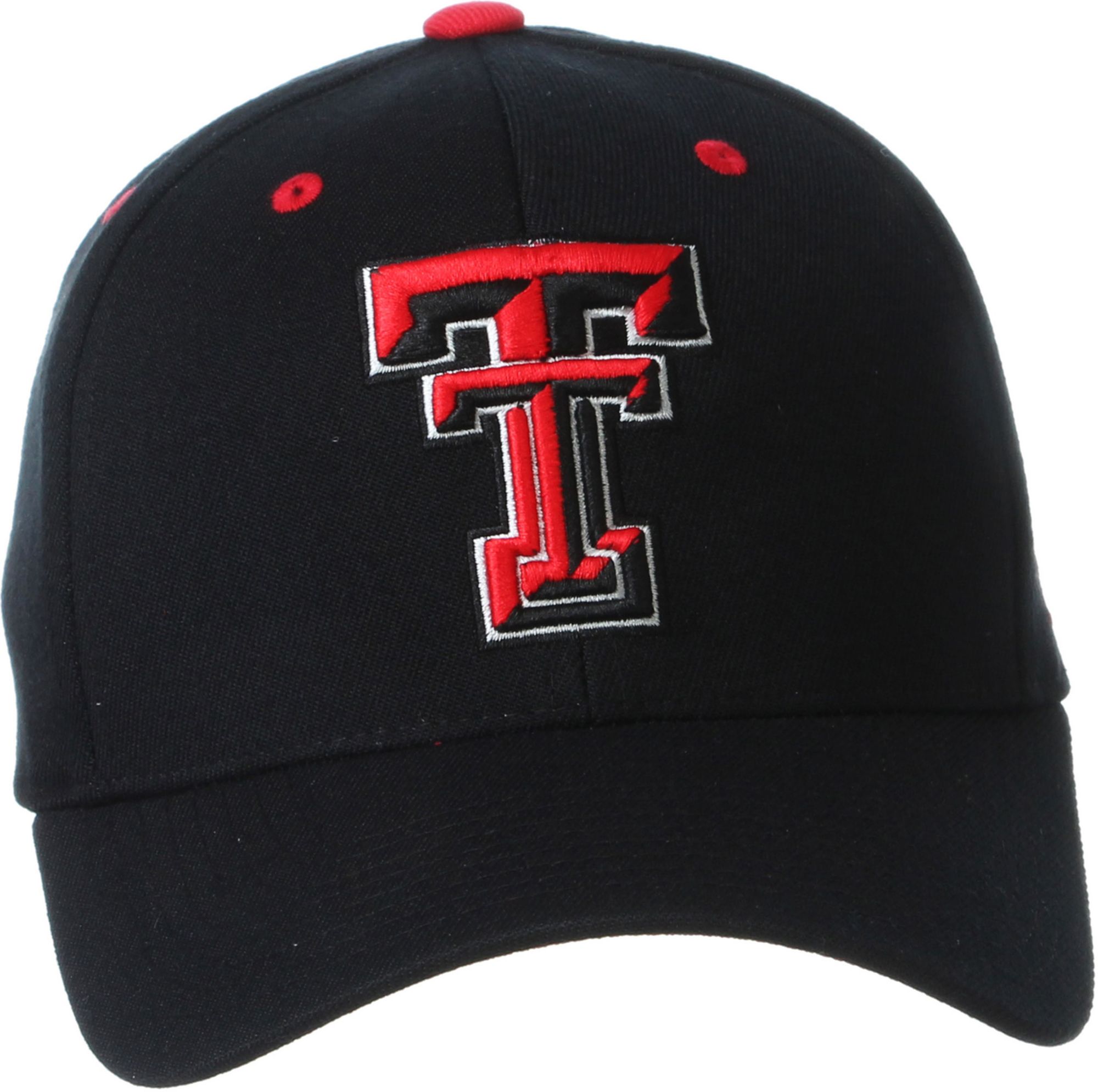 Zephyr Men's Texas Tech Red Raiders Black ZH Fitted Hat product image